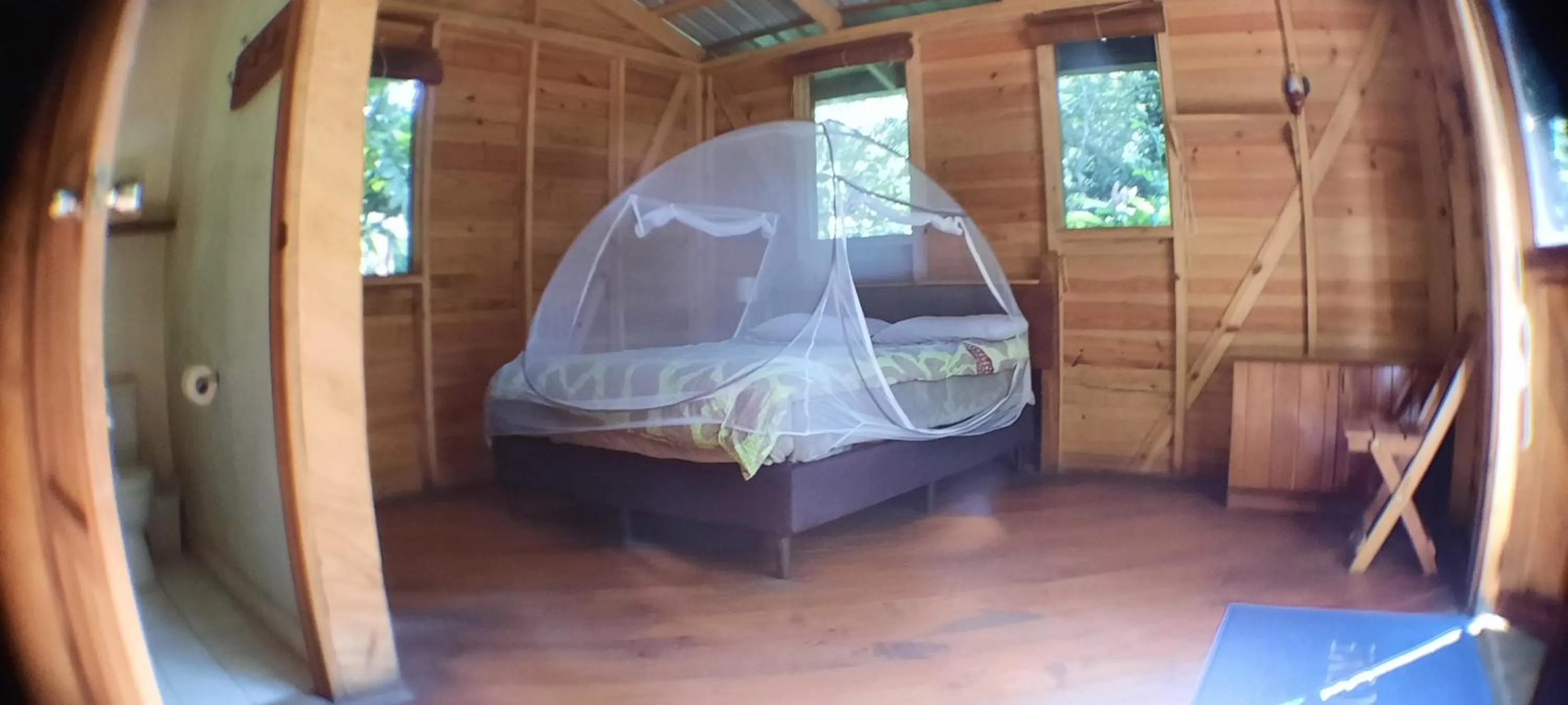 Bed in Mombacho Lodge