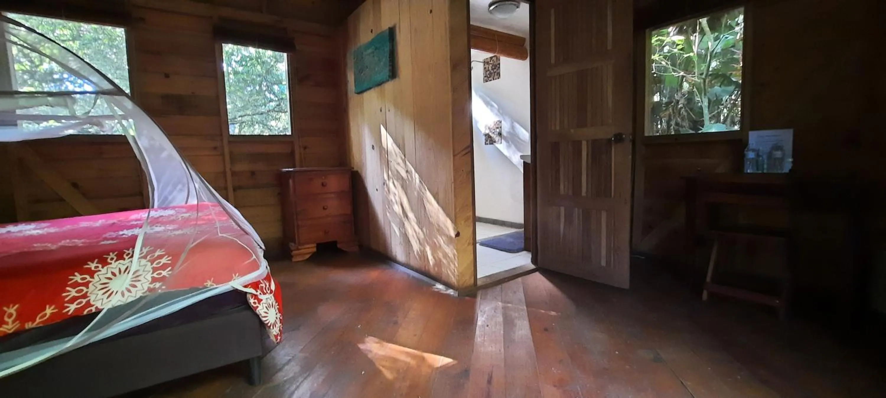 Bed in Mombacho Lodge