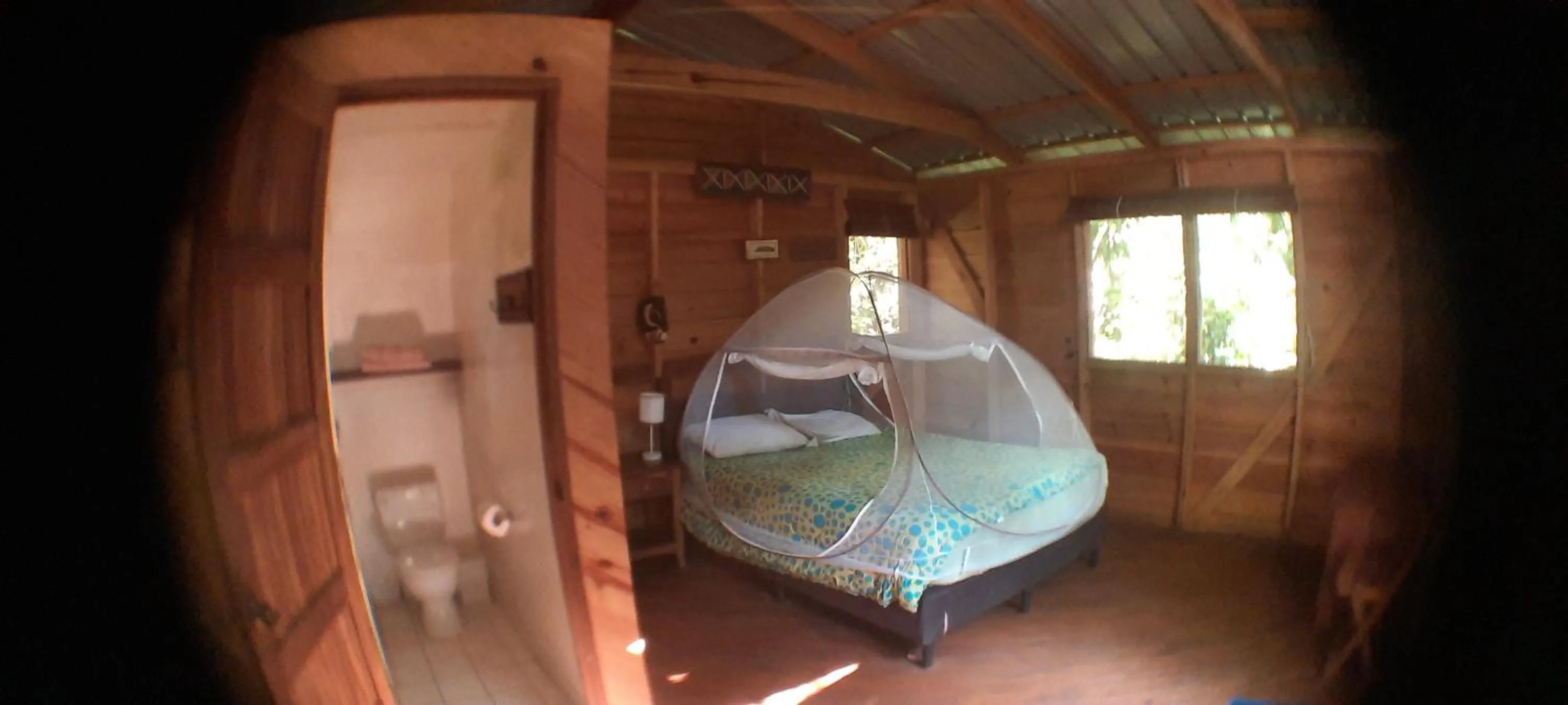 Bed in Mombacho Lodge