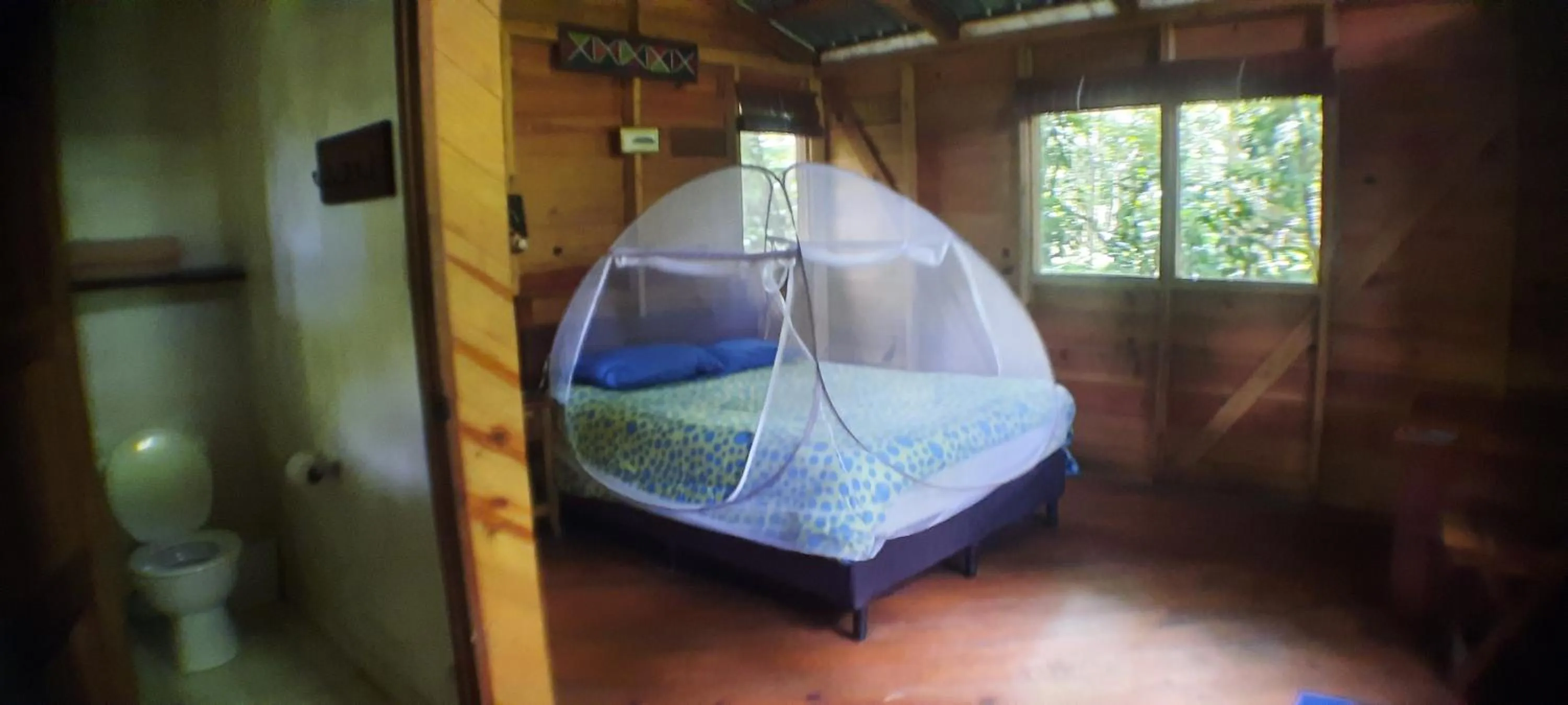 Bed in Mombacho Lodge