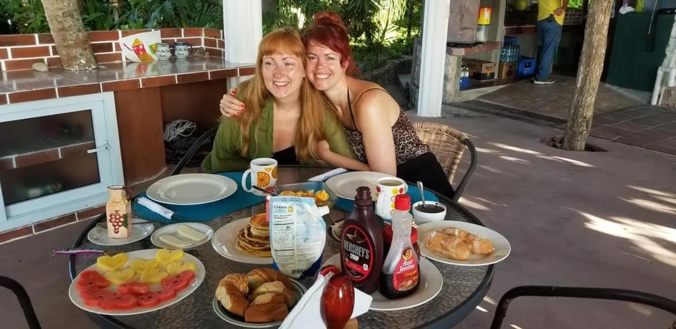 Breakfast in Zapote Tree Inn