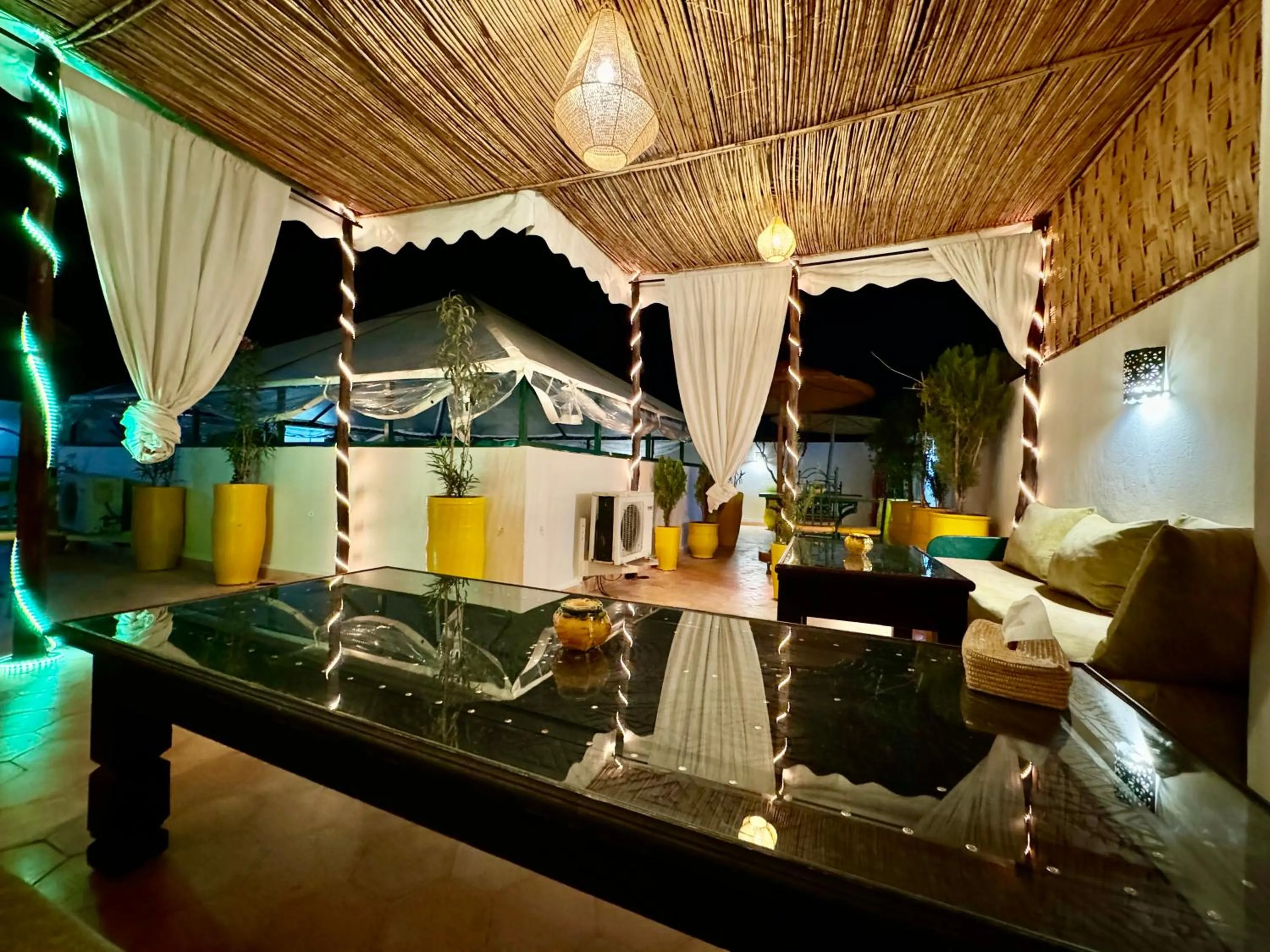 Seating area in Riad Iklil