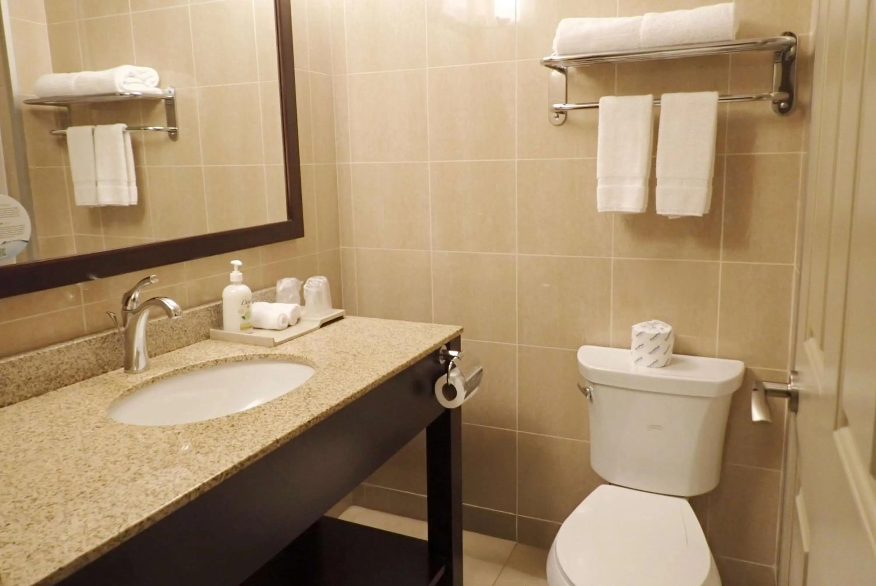 Bathroom in Days Inn & Suites by Wyndham Fort Saskatchewan