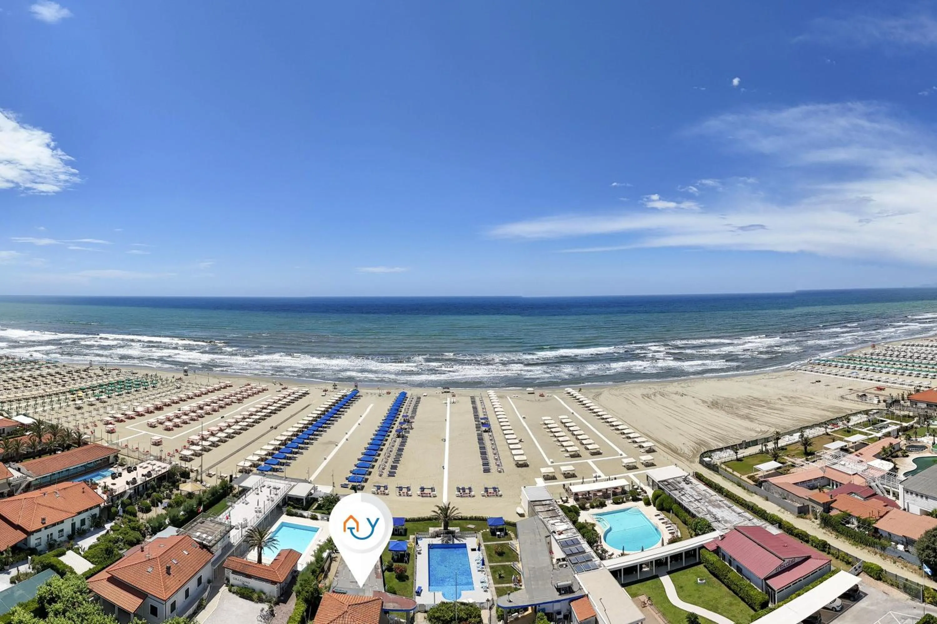 Location in La Casina Del Pescatore On the Beach - Happy Rentals