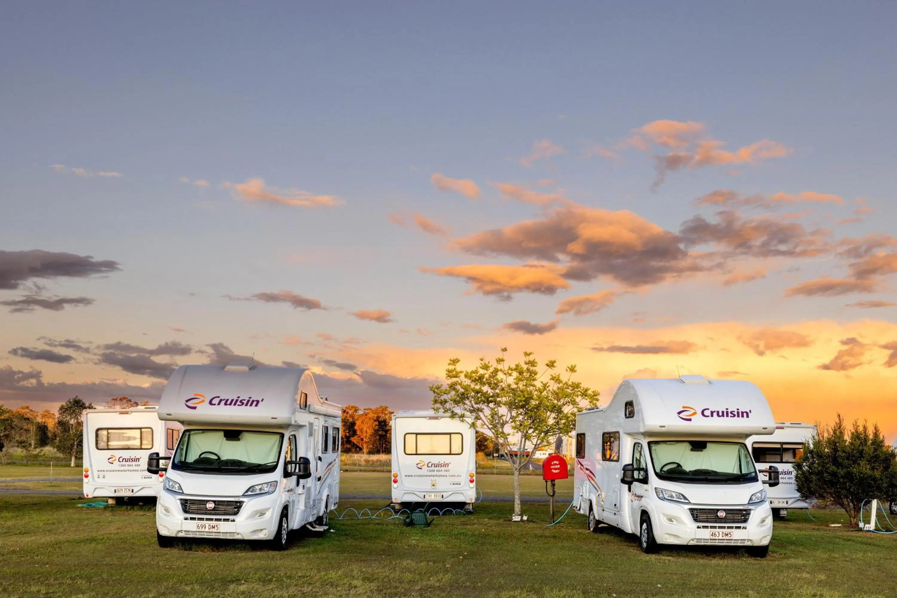 Natural landscape in BIG4 Casino Holiday Park