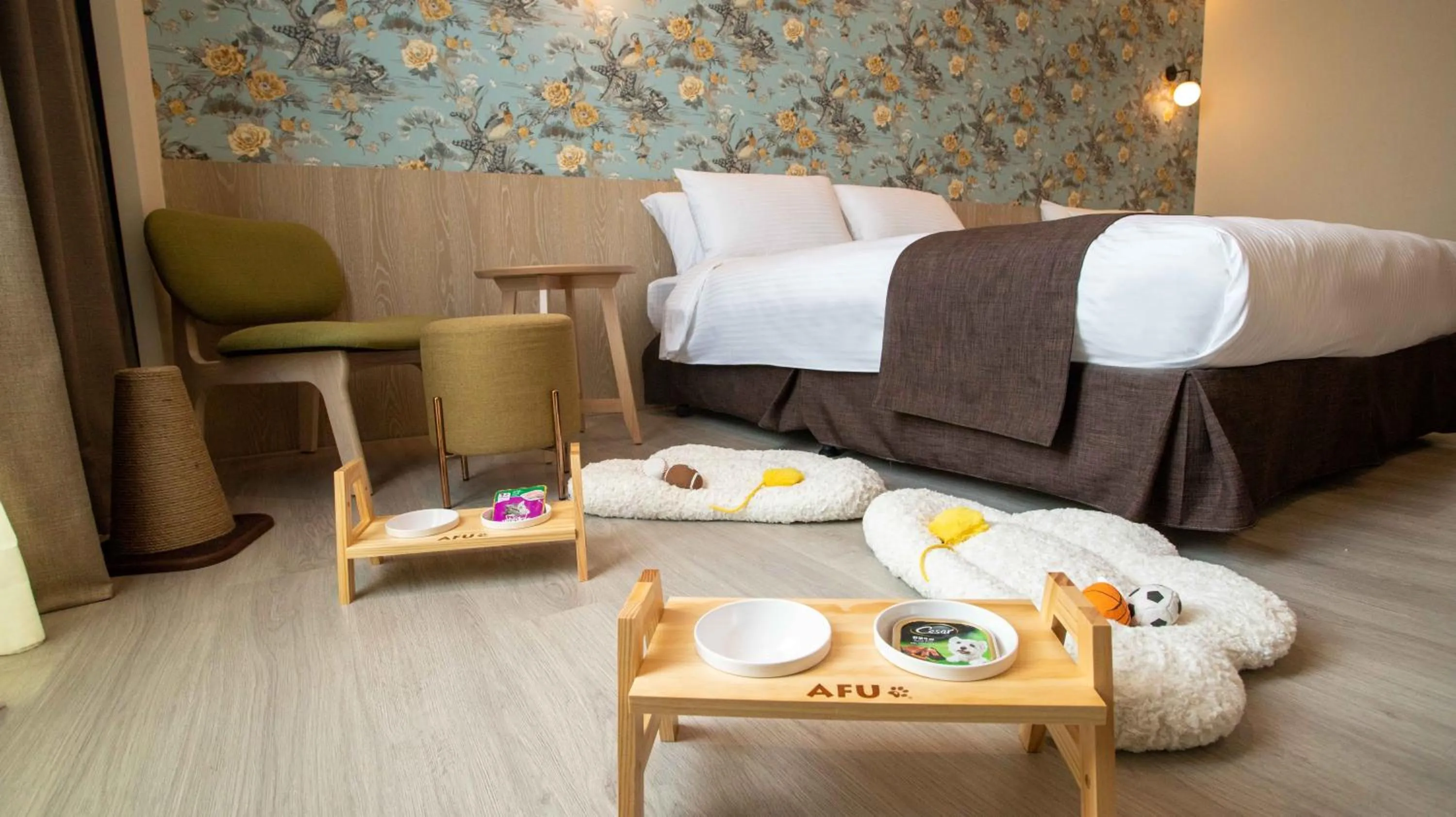 Bed in Formosan Naruwan Hotel