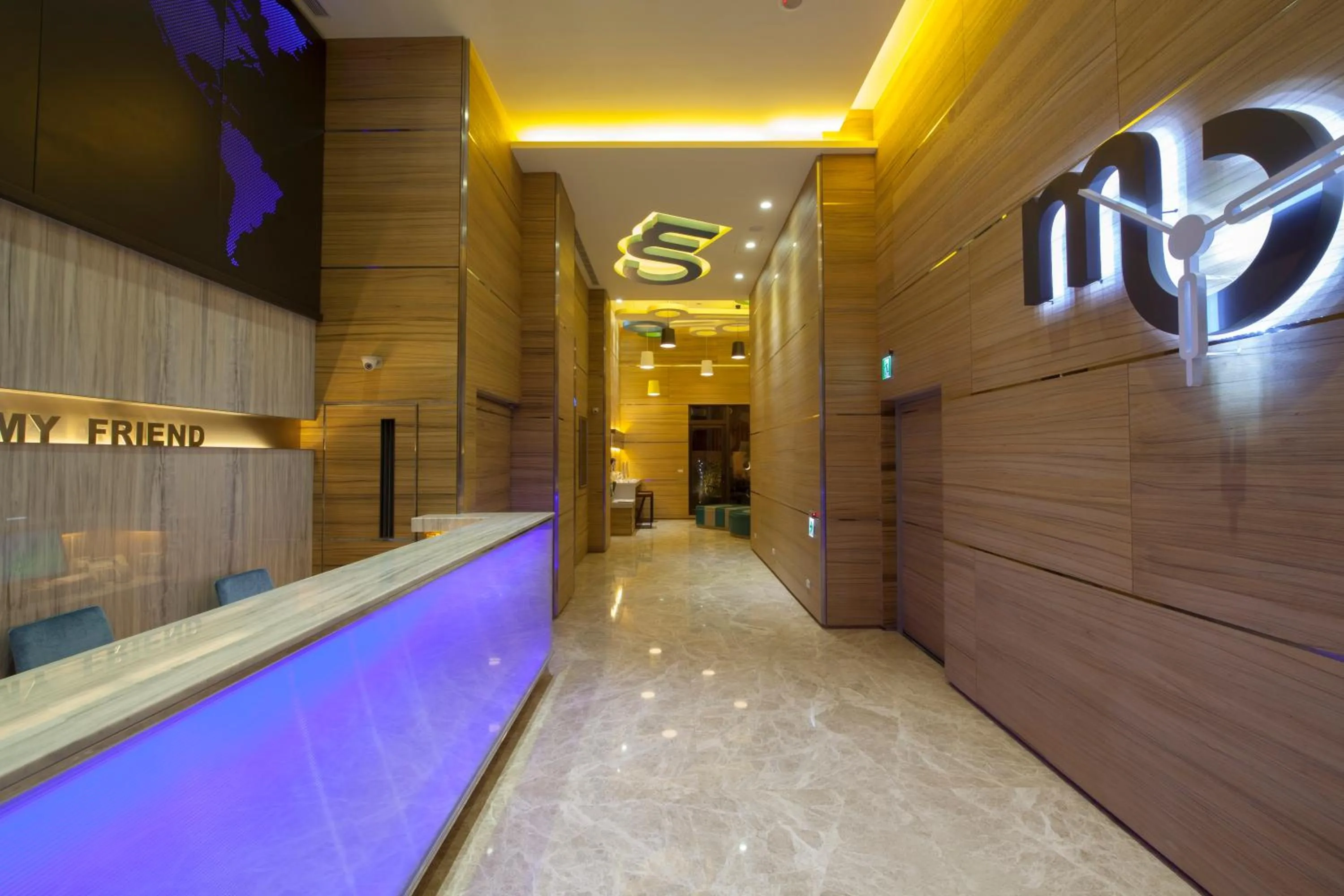 Lobby or reception in Hotel MU