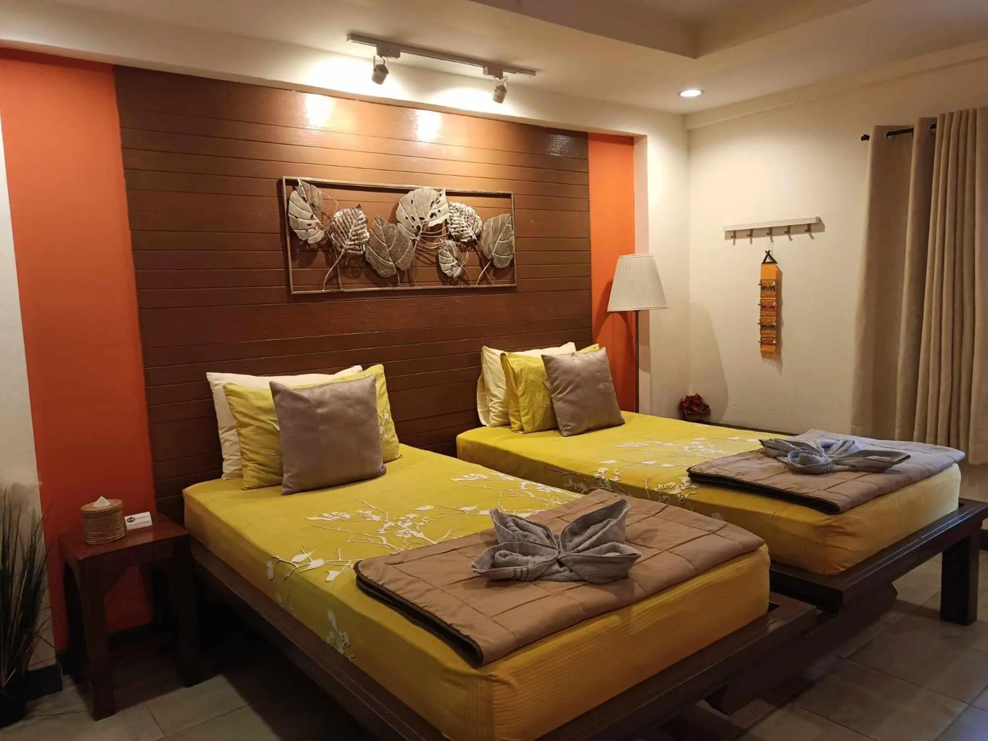 Bed in Baan Baimai Boutique Room