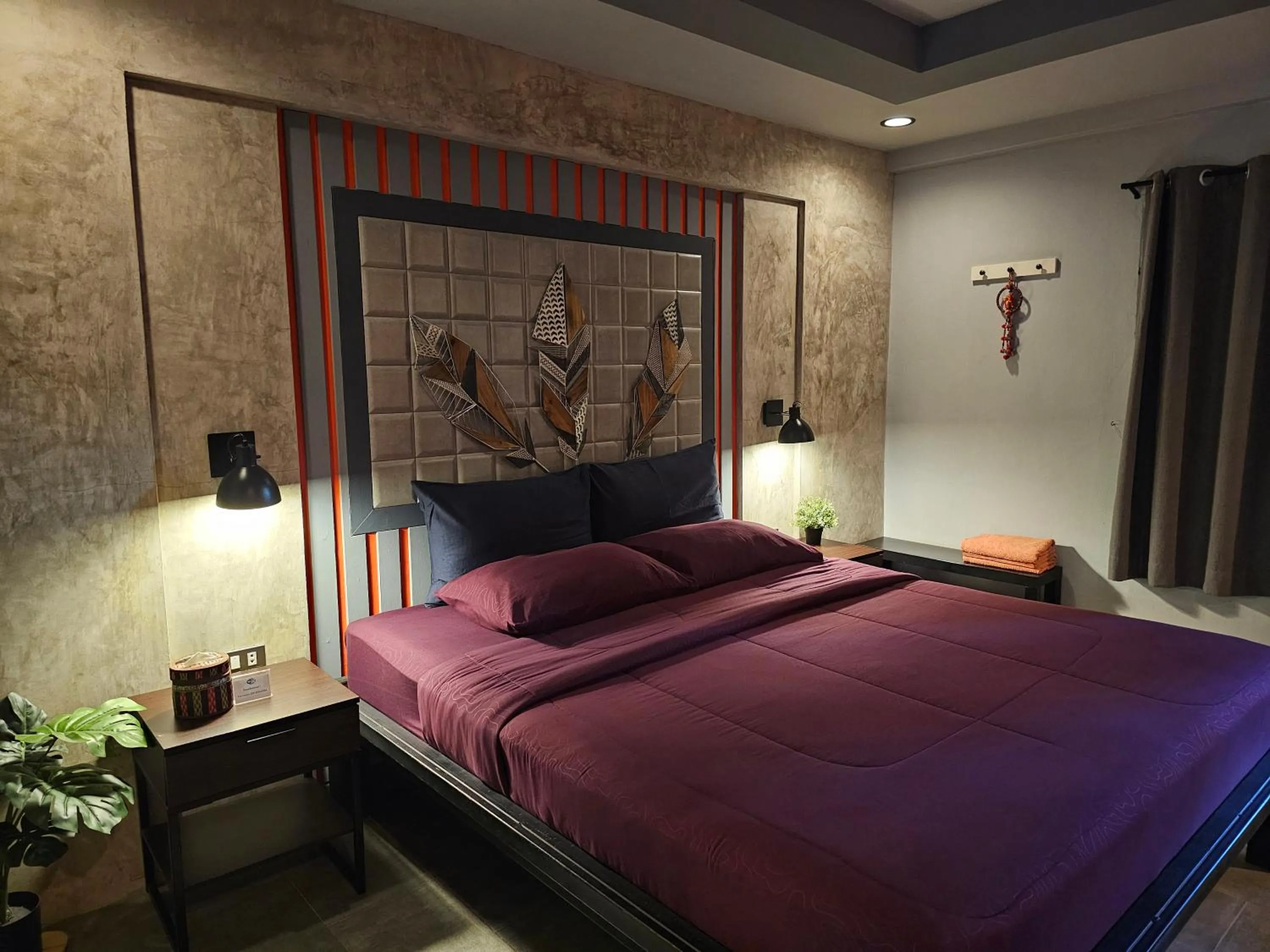 Bed in Baan Baimai Boutique Room