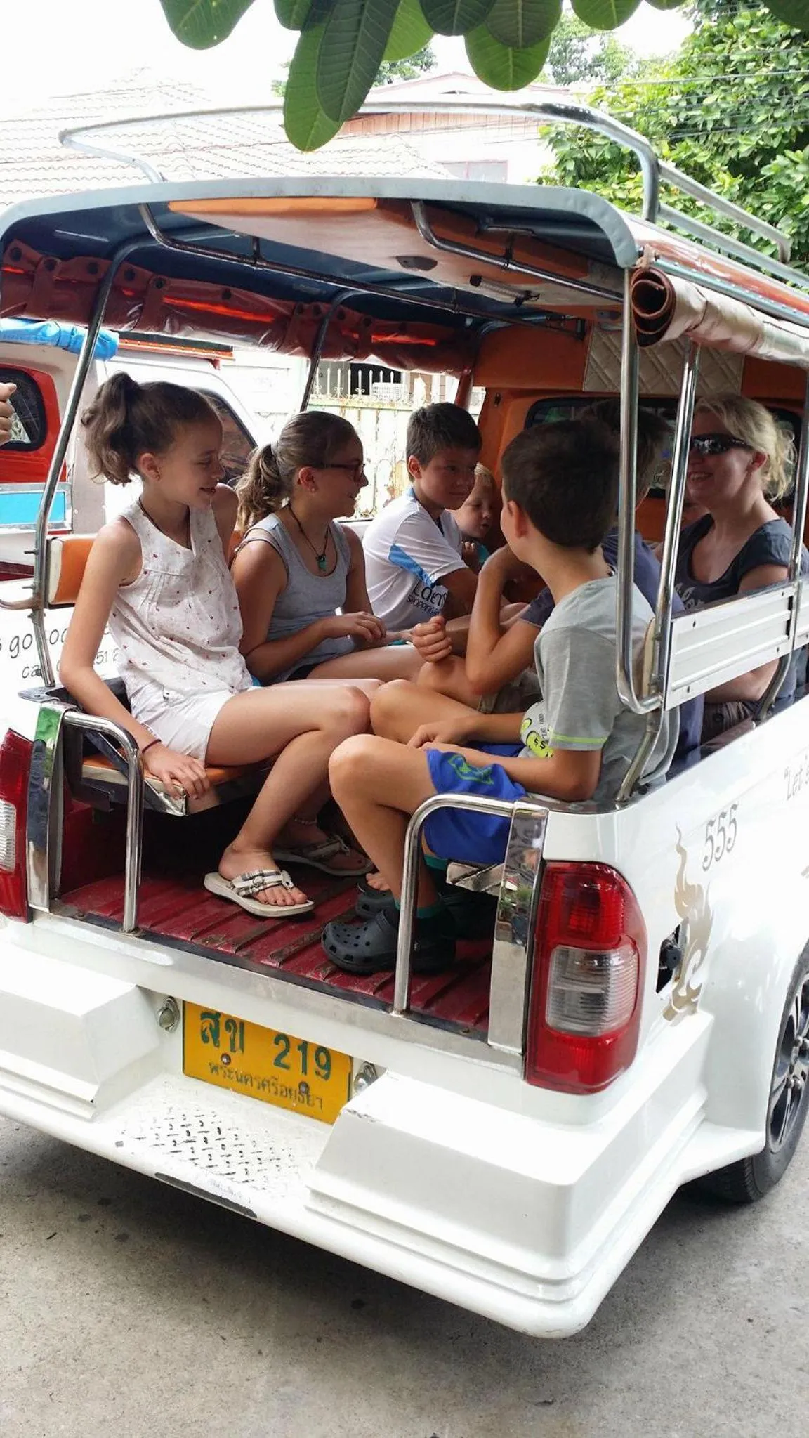 Family in Baan Baimai Boutique Room