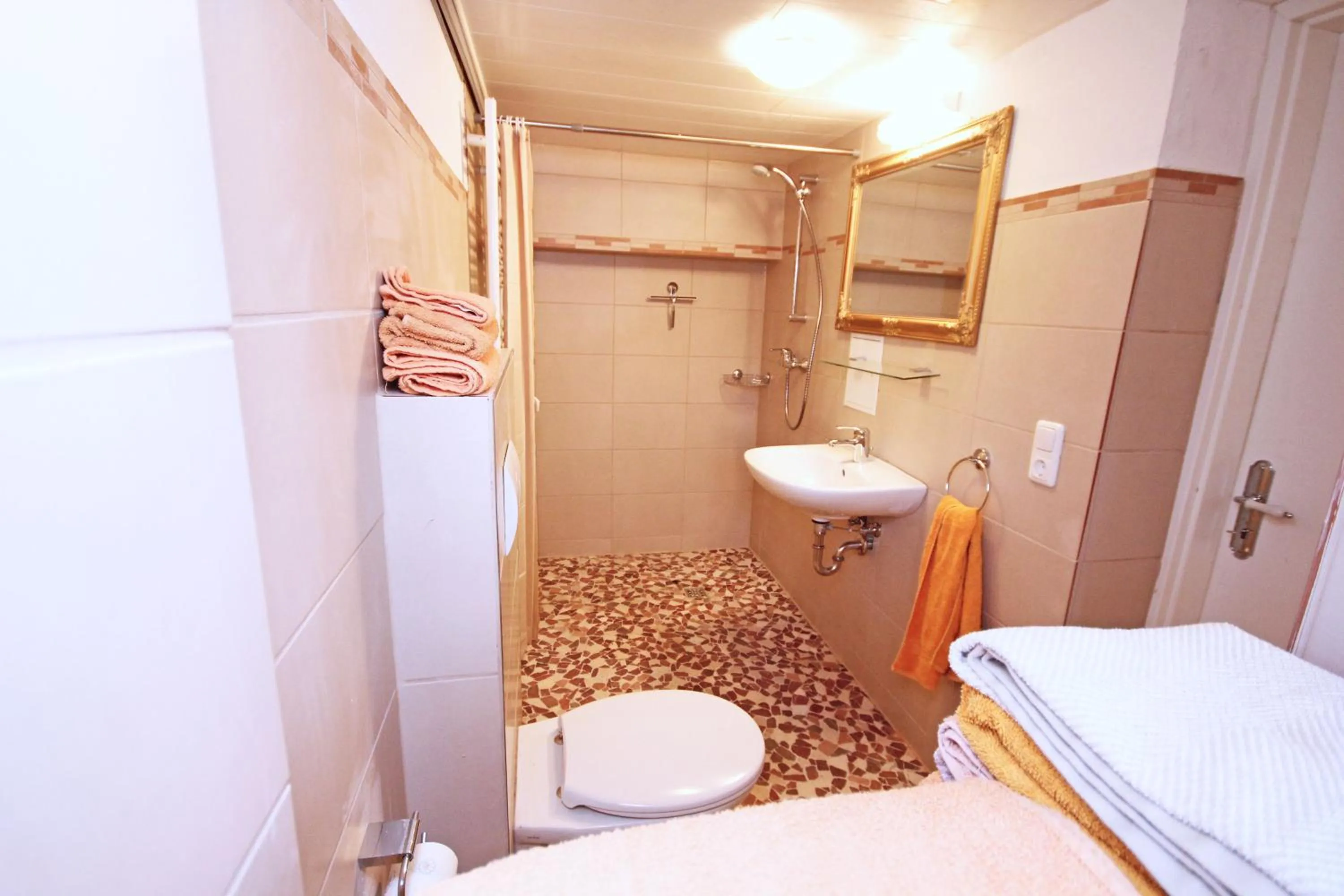 Bathroom in Wohnungen unter Reet