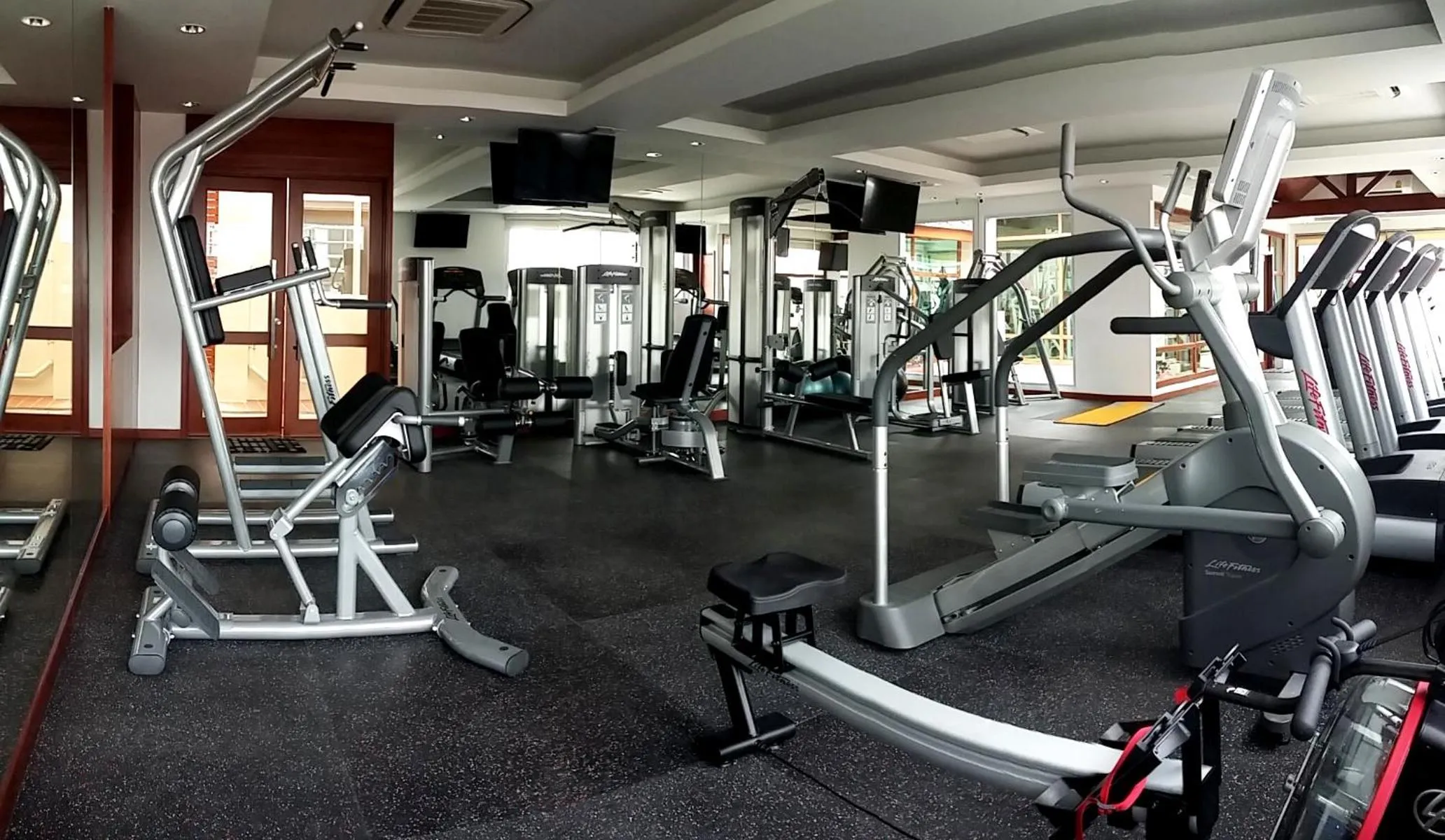 Fitness centre/facilities in Lao Plaza Hotel
