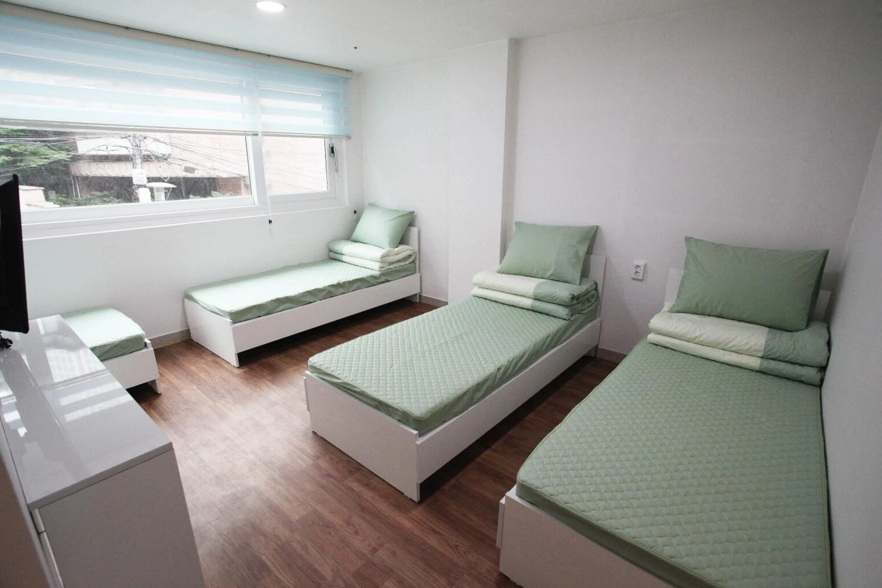 Decorative detail, Bed in Namsan Guesthouse