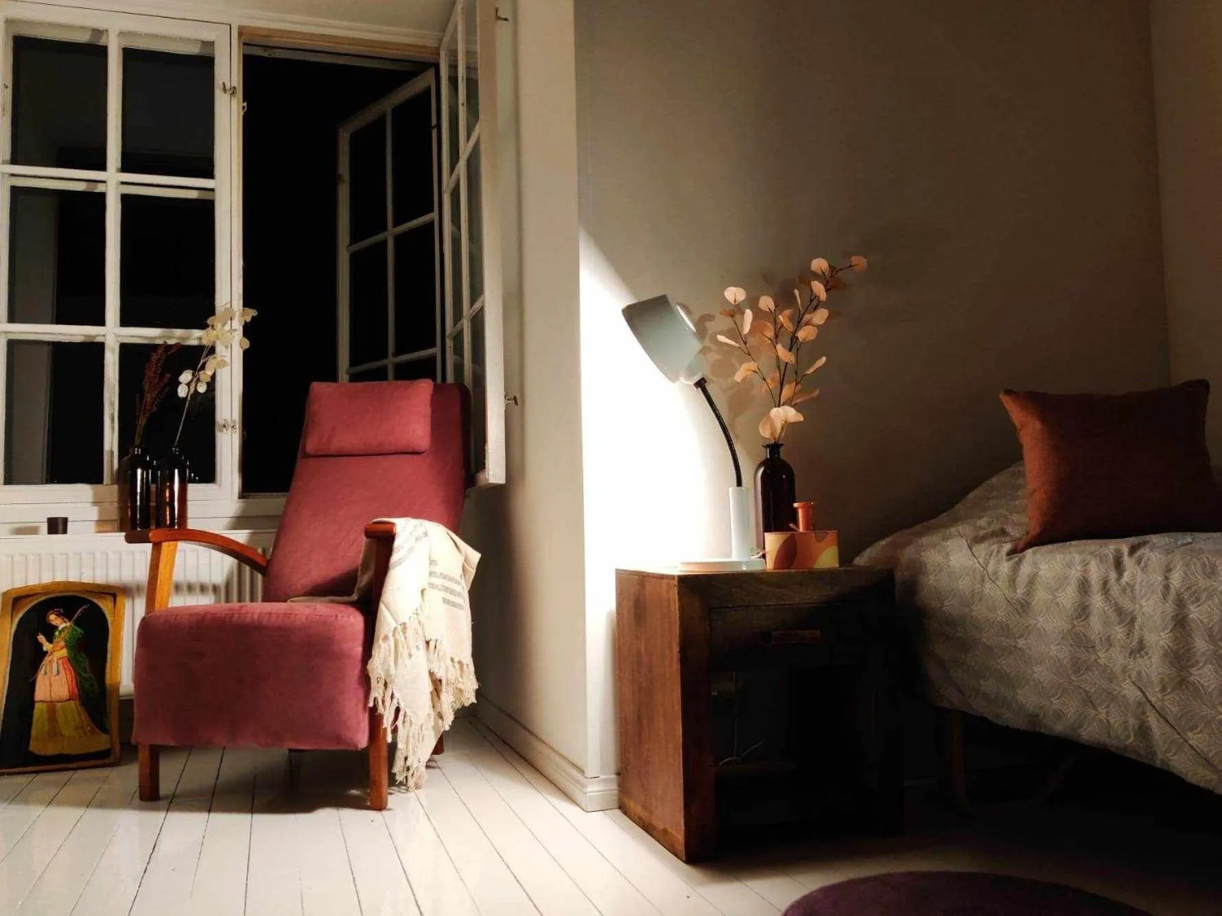 Bed in Warkhaus Apartments Korpela