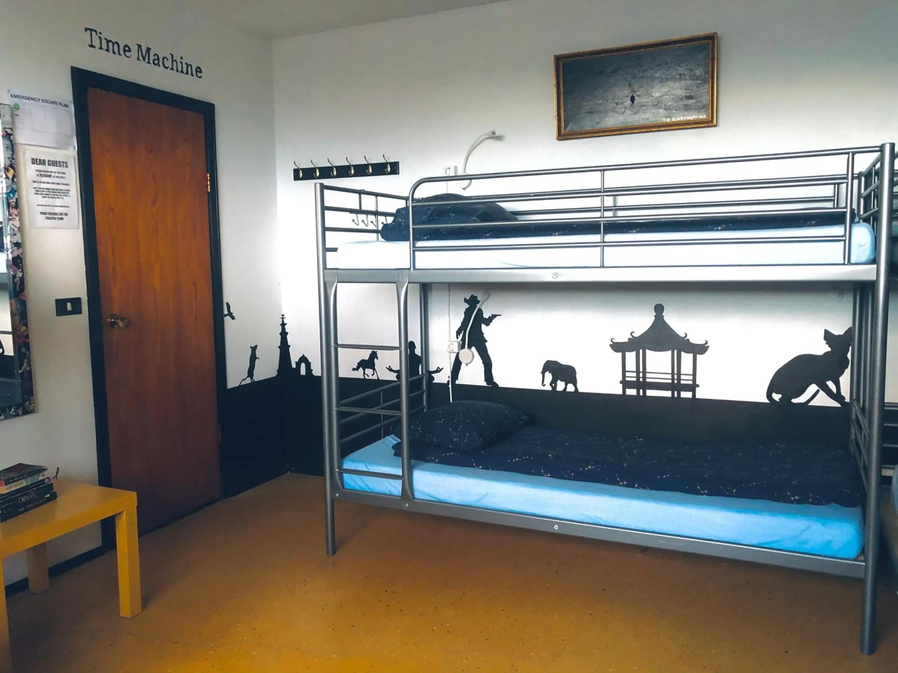 Decorative detail, Bed in The Freezer Hostel & Culture Center