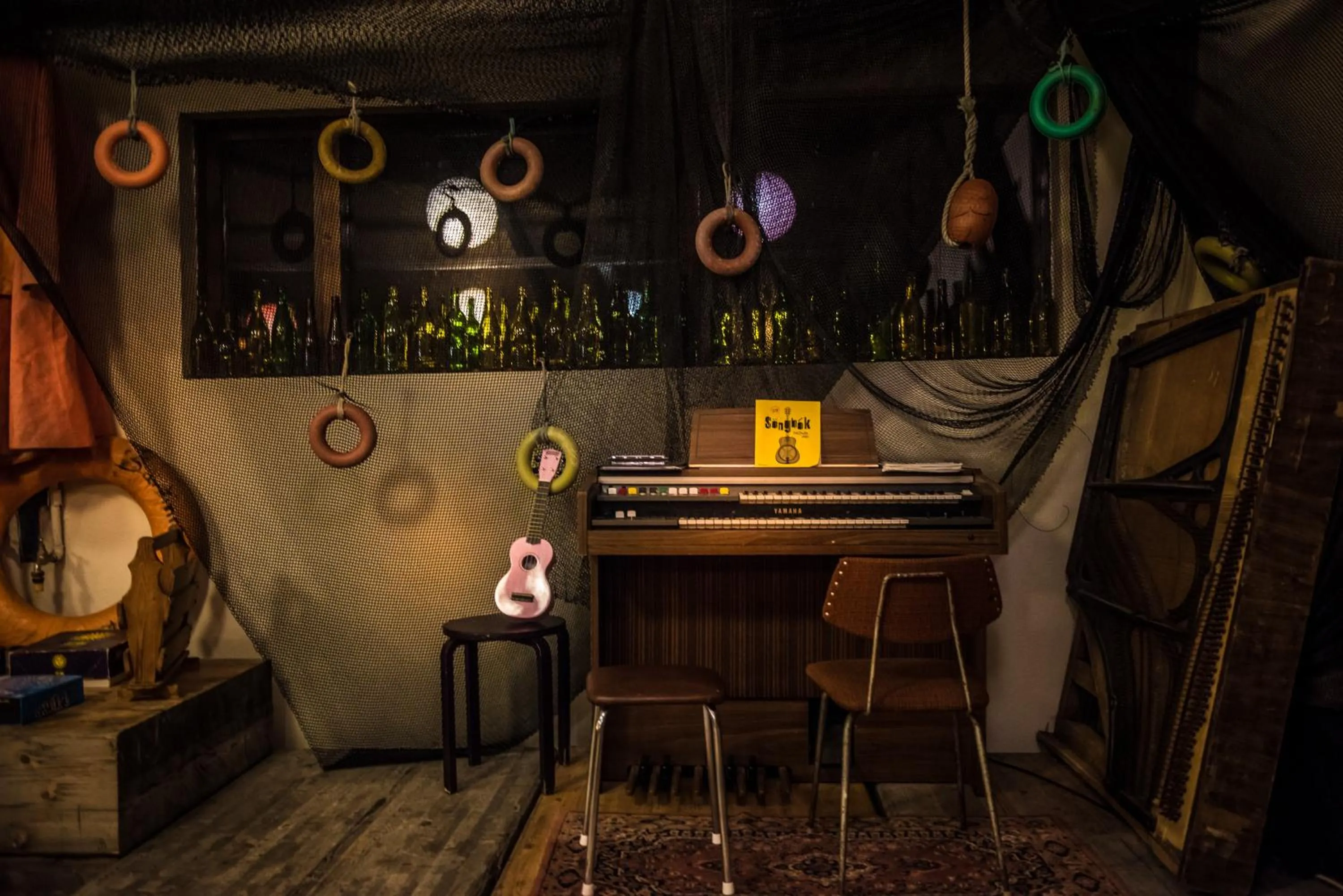 Living room in The Freezer Hostel & Culture Center