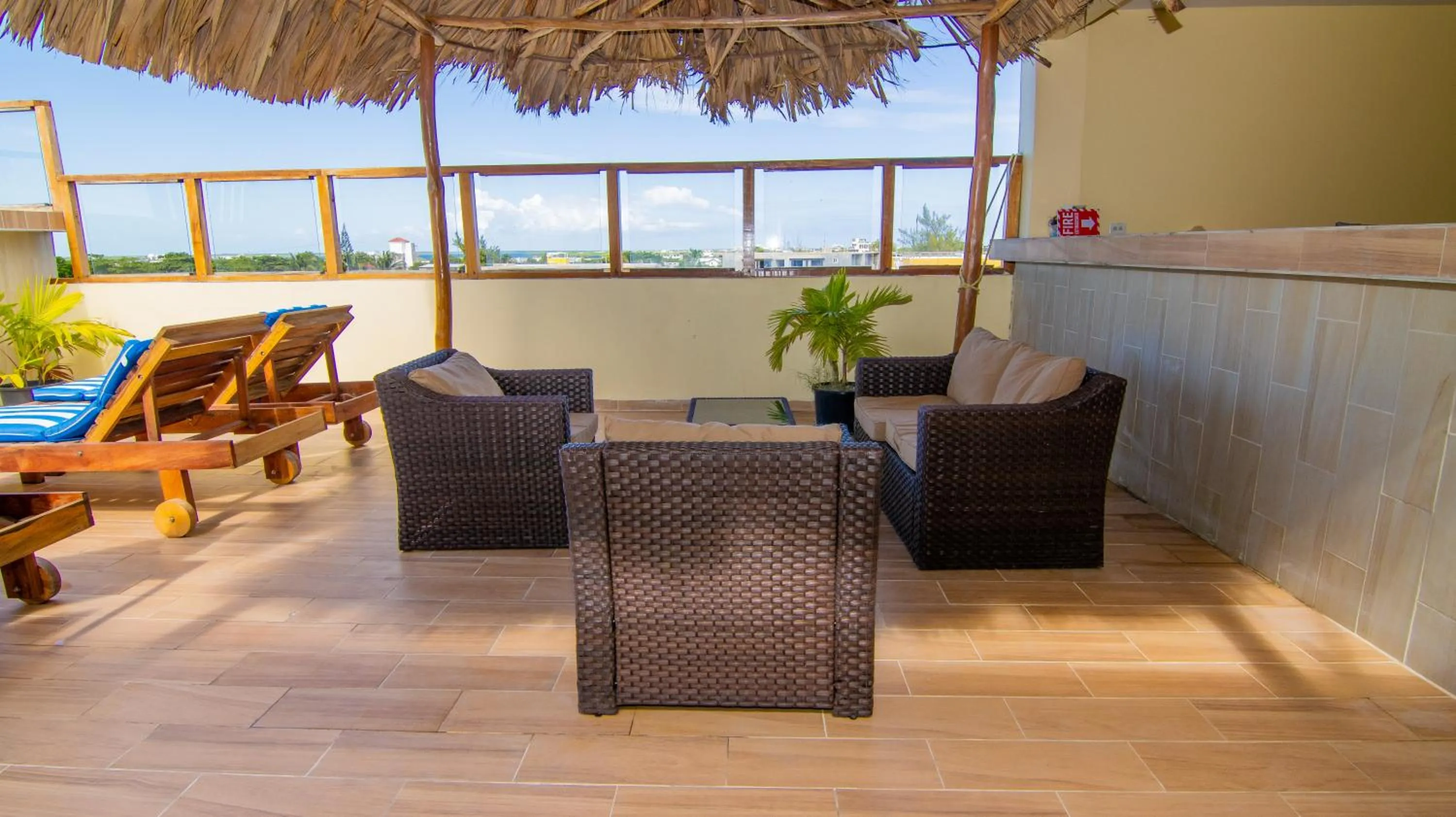 Patio in Tropical Palace Hotel