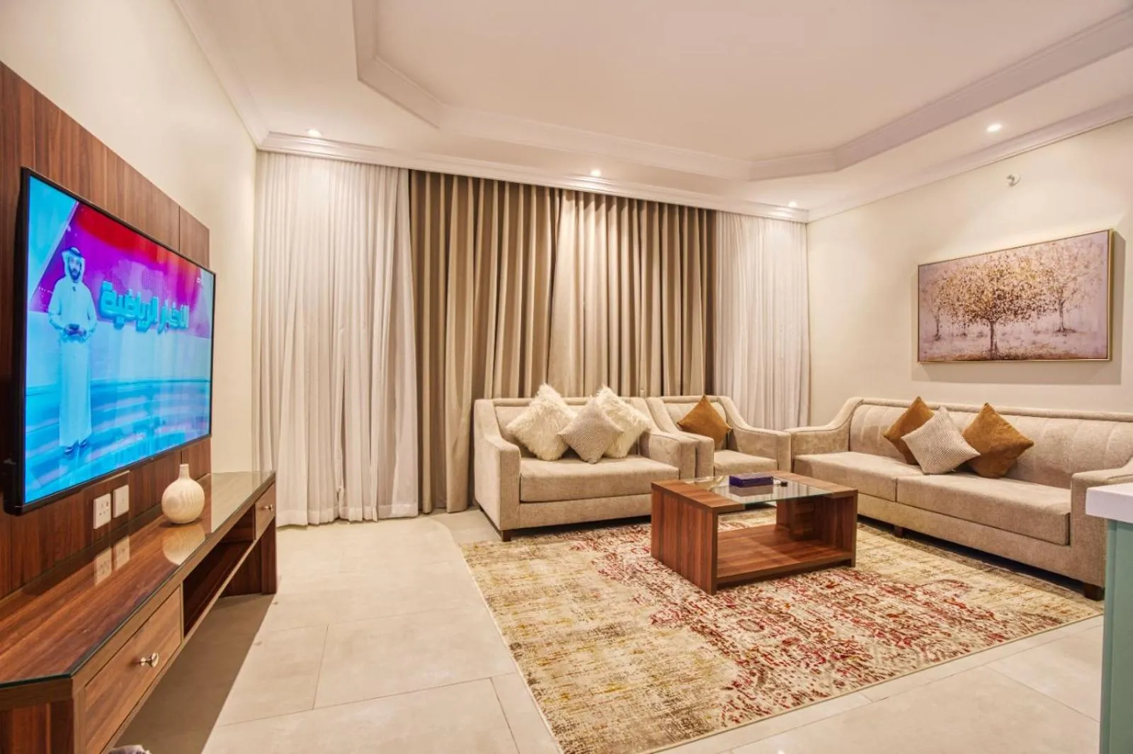 Communal lounge/ TV room in Quiet Dreams - Al Noor Branch
