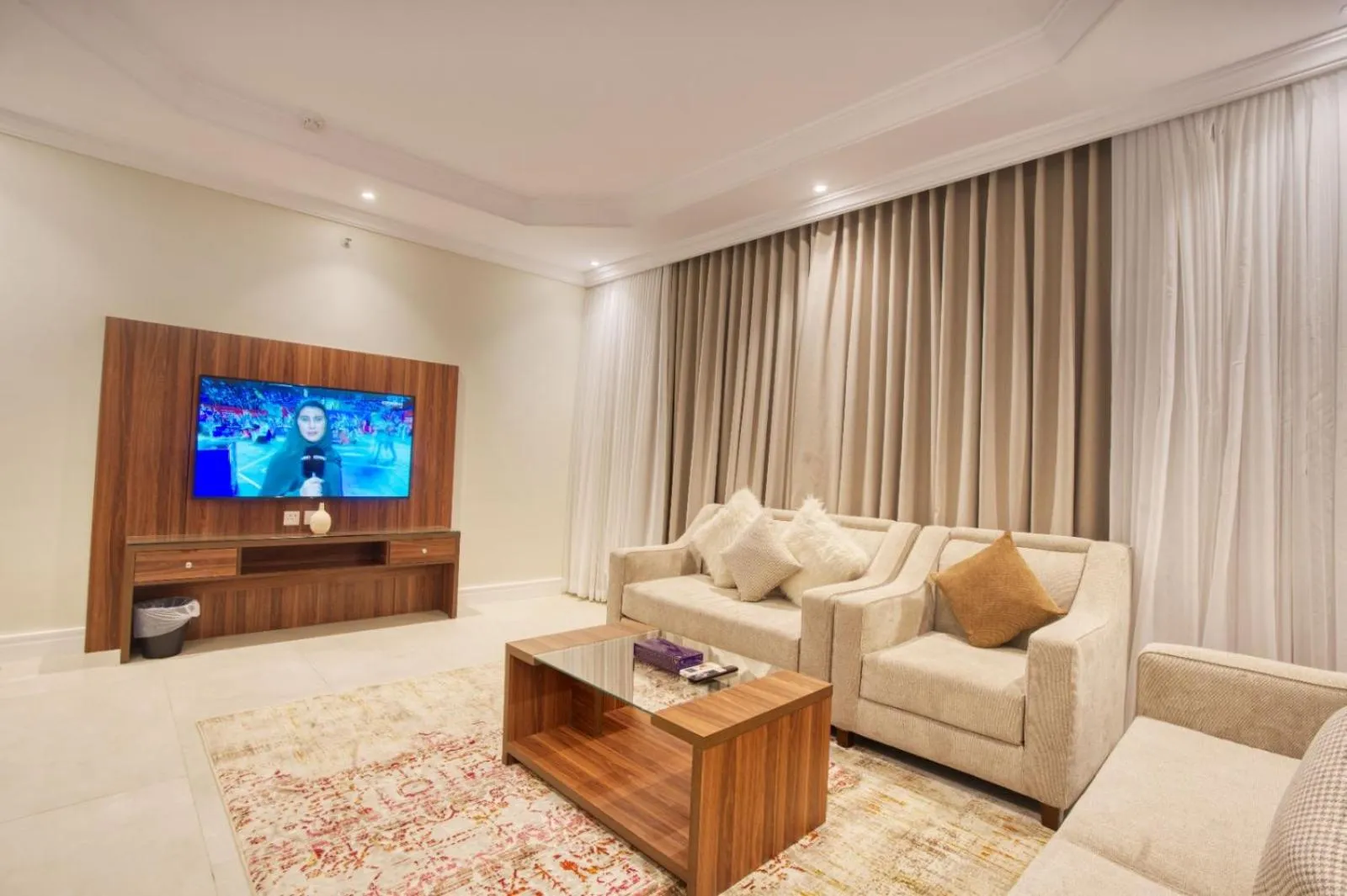 Communal lounge/ TV room in Quiet Dreams - Al Noor Branch