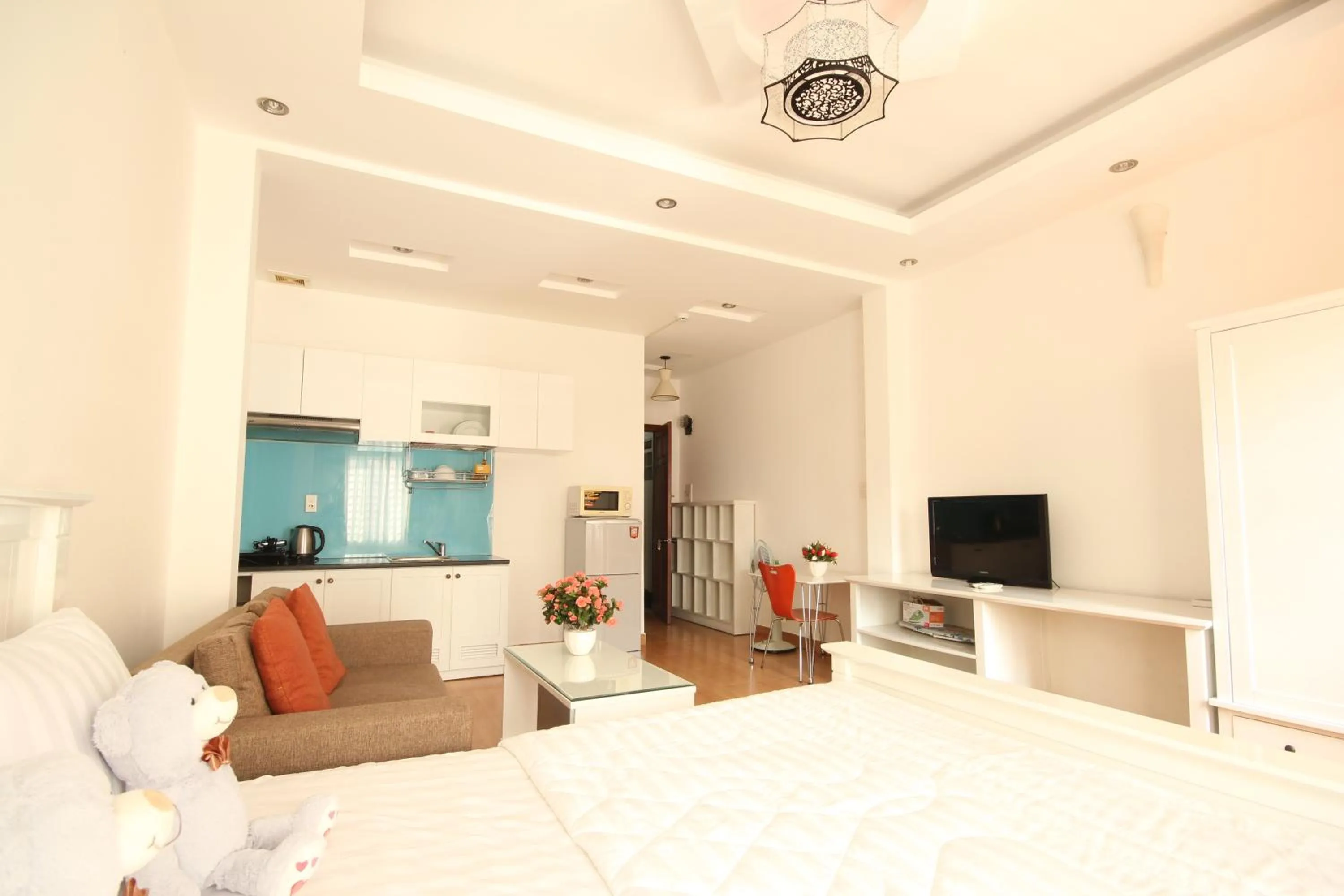 Bed in Smiley Apartment 3