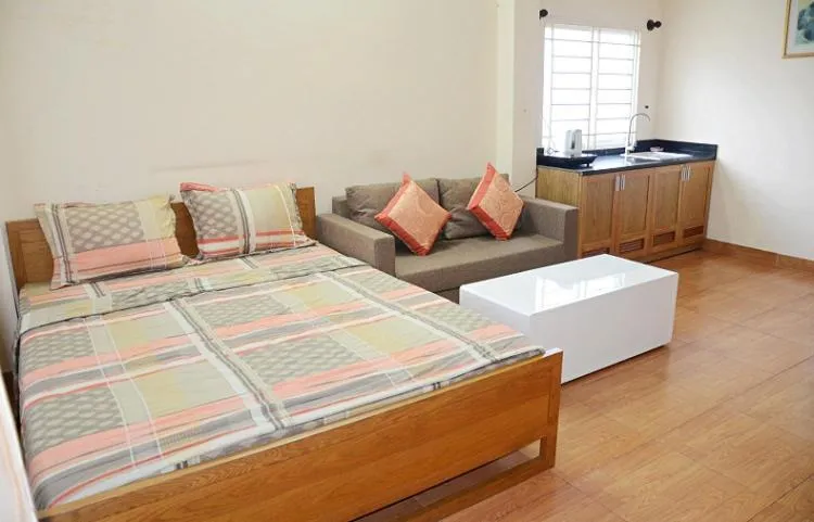 Bed in Smiley Apartment 3