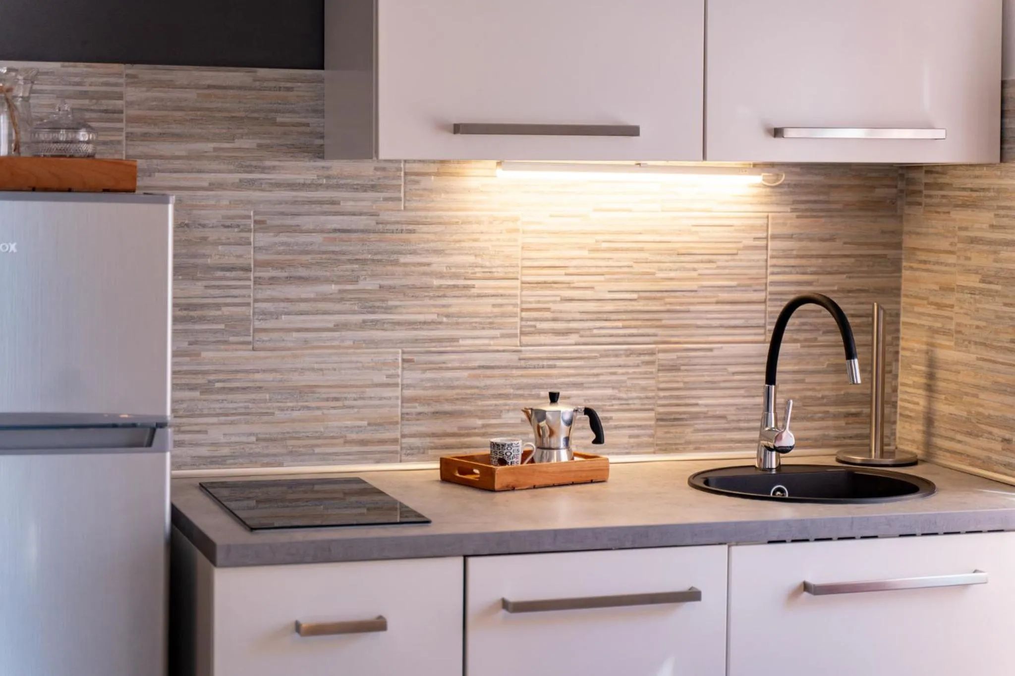Kitchen or kitchenette in Apartments Casa Barbara