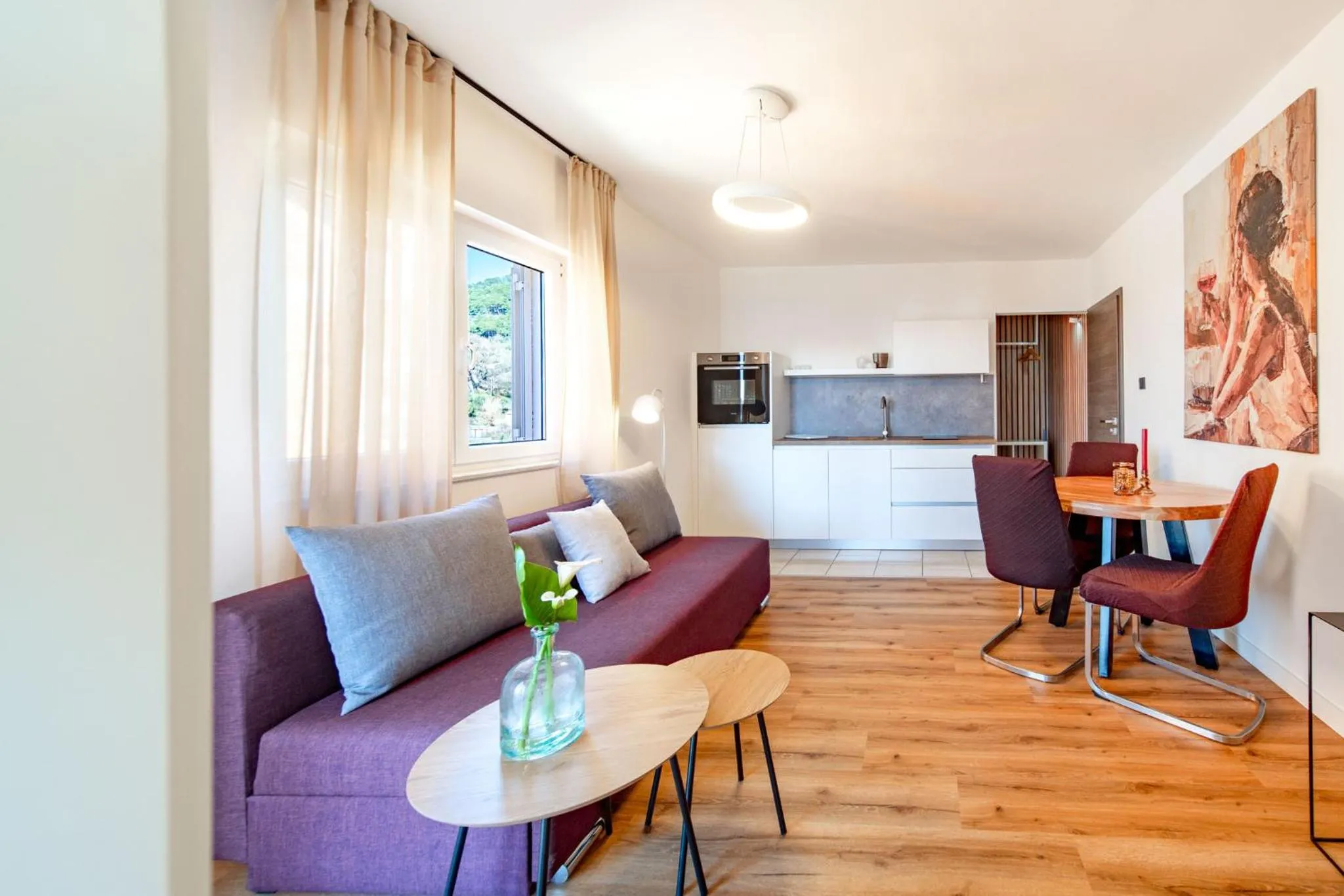 Kitchen or kitchenette in Apartments Casa Barbara