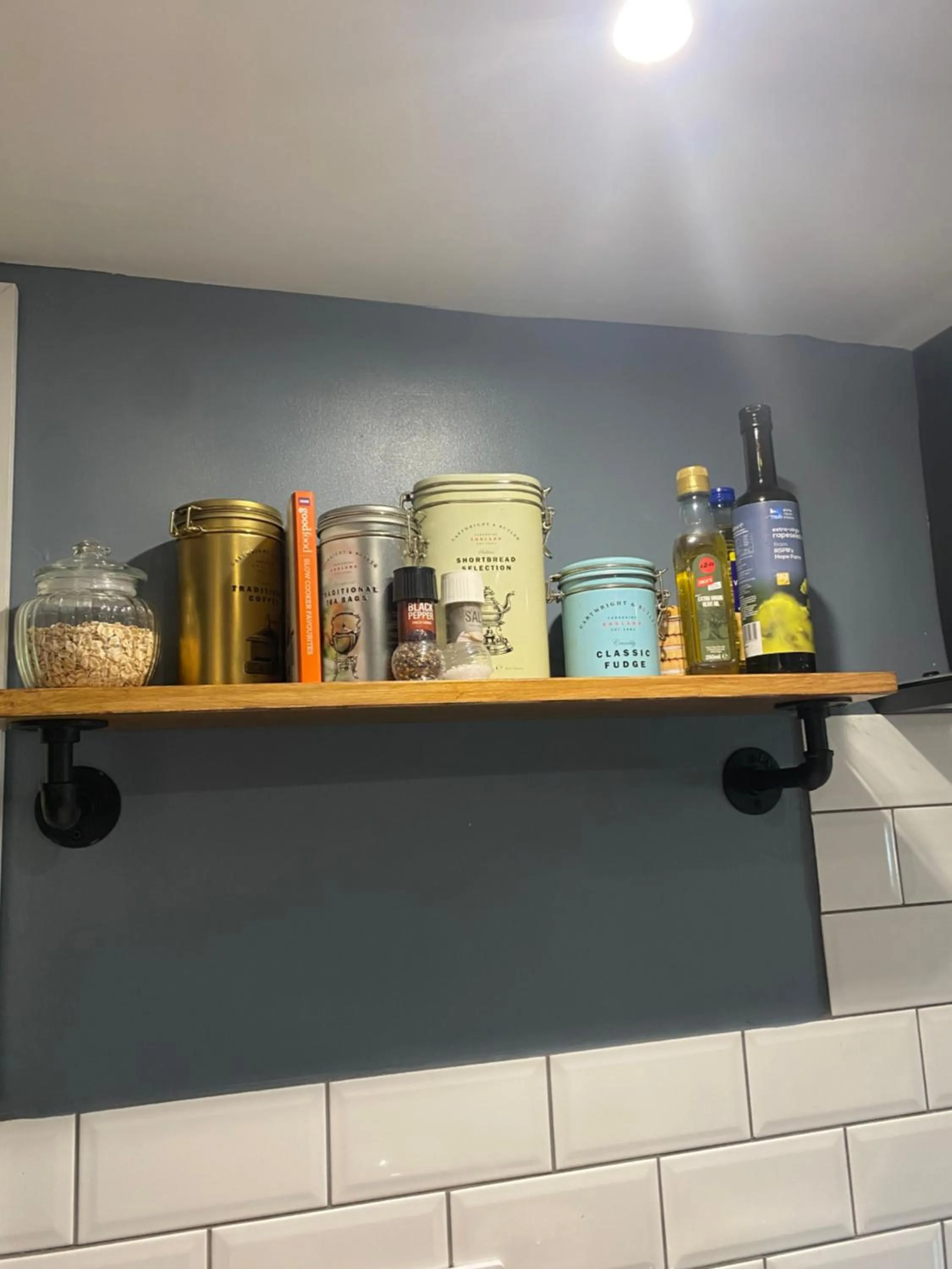 Kitchen or kitchenette in Mulleys Cottage (Bed and Breakfast)