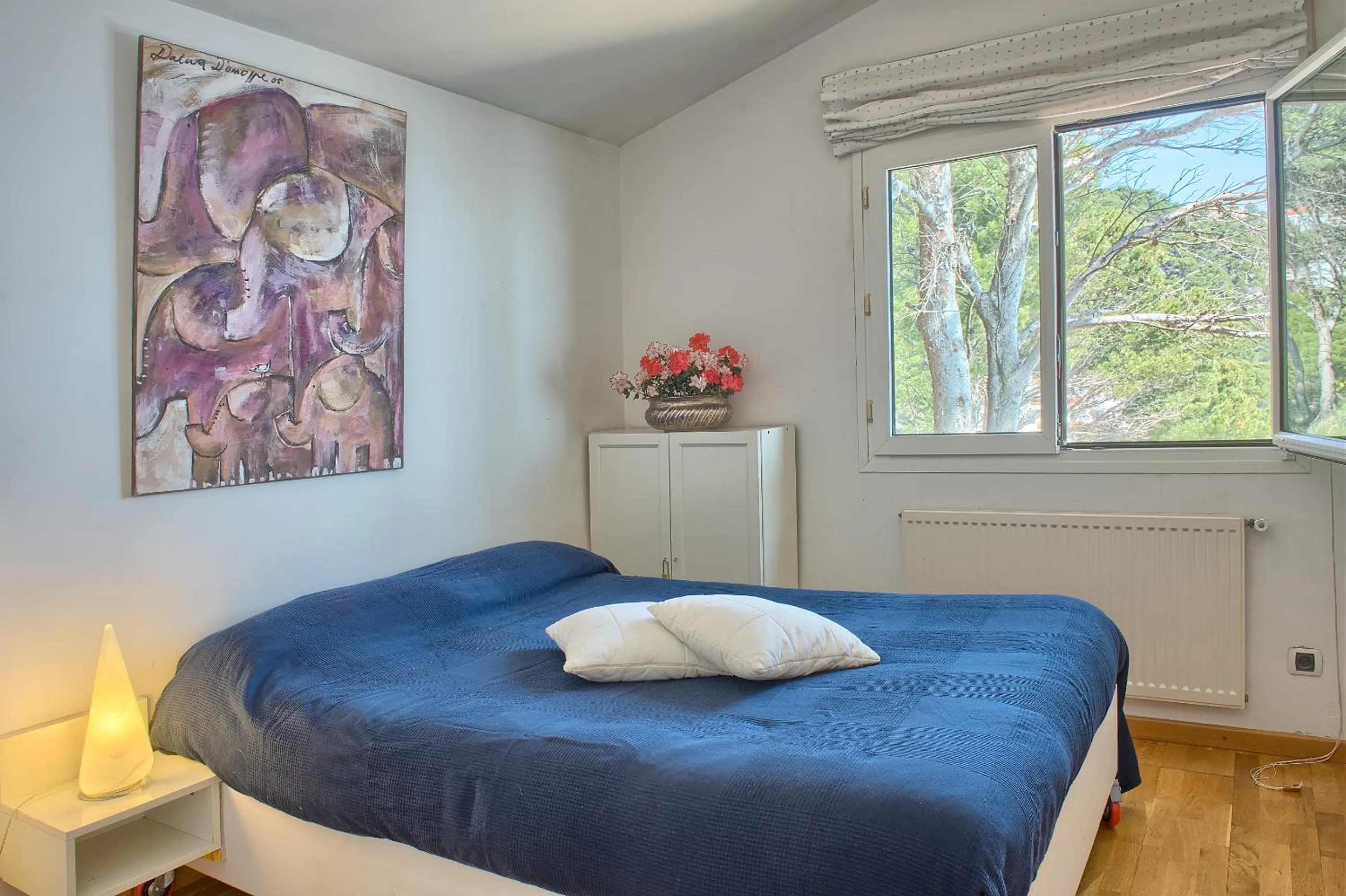 Bed in Sa Tuna Villa CEMA