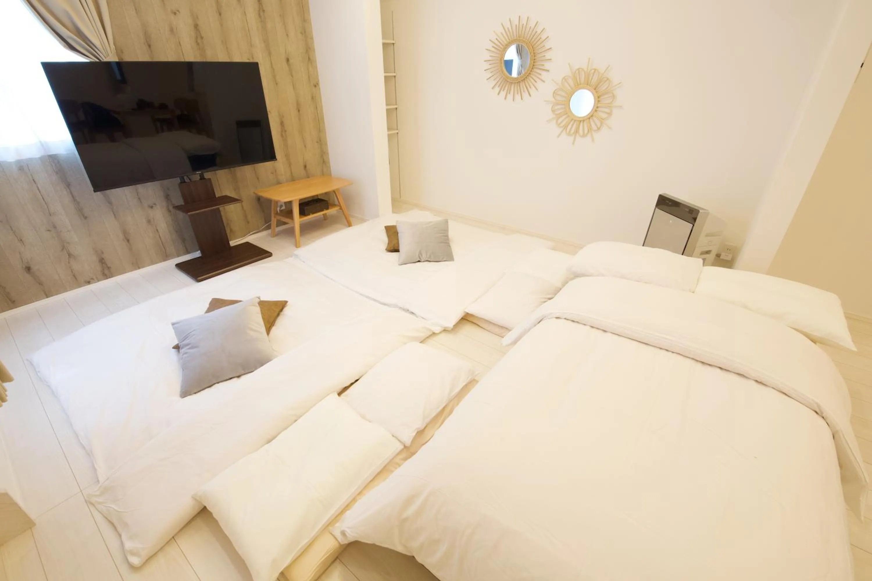 Bed in FINOA Residential Suite Kameari