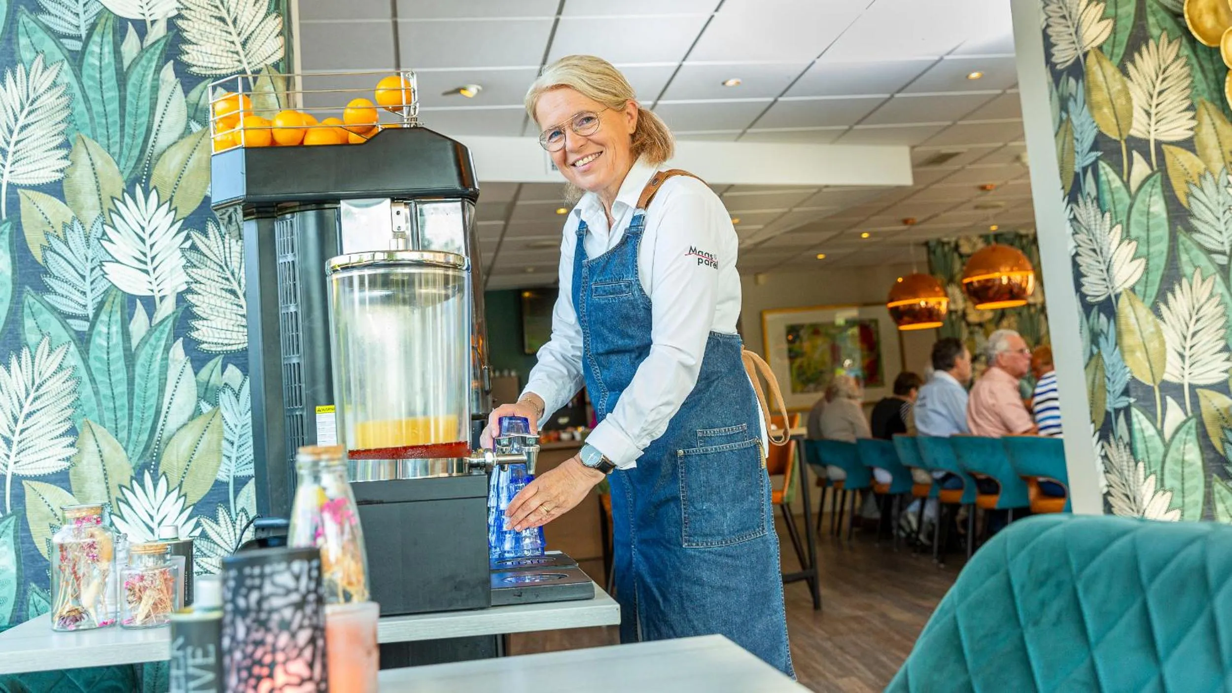 Restaurant/places to eat in Hotel De Maasparel Arcen