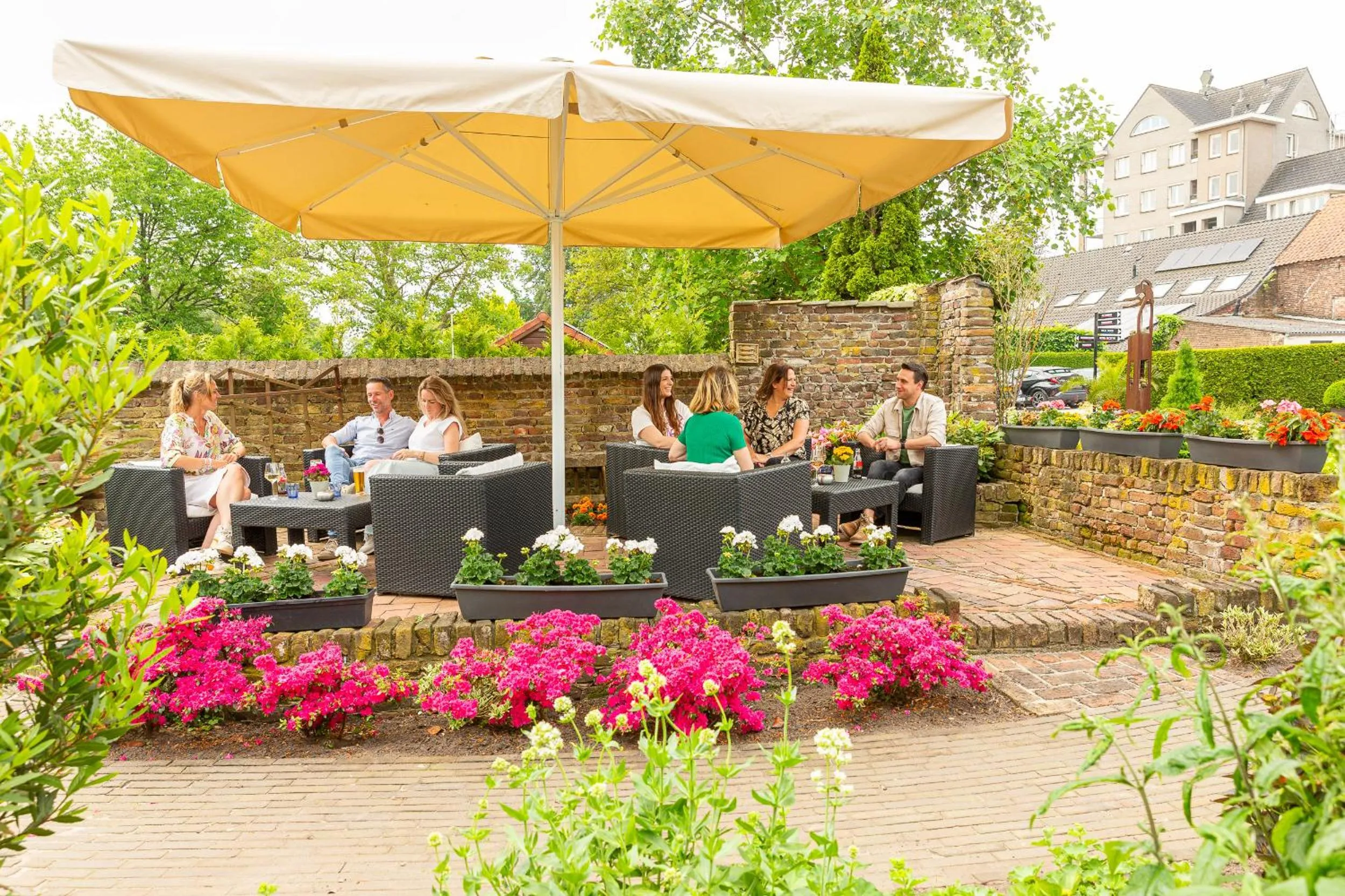 Garden in Hotel De Maasparel Arcen