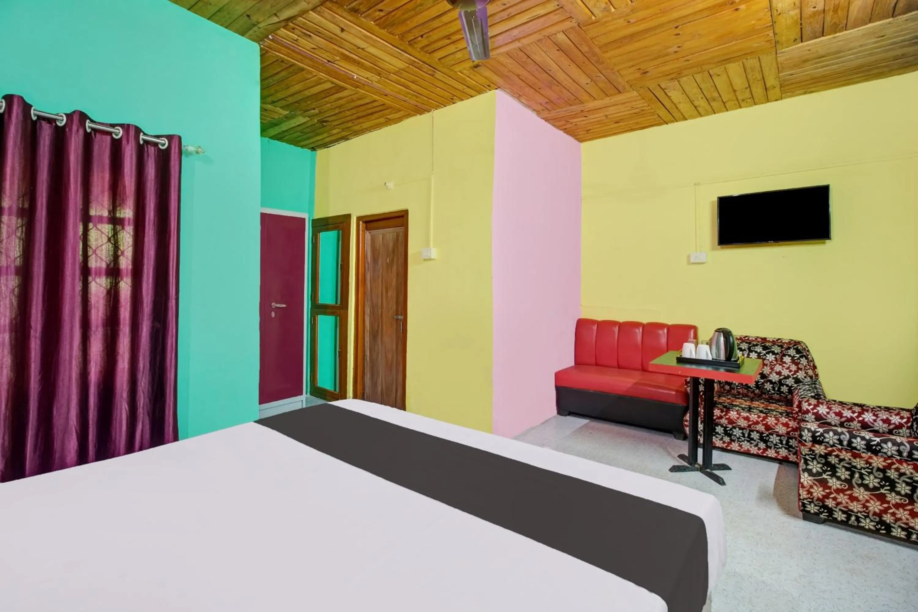 Bedroom, Bed in Hotel O Heritage Nest Resort Kazirnga