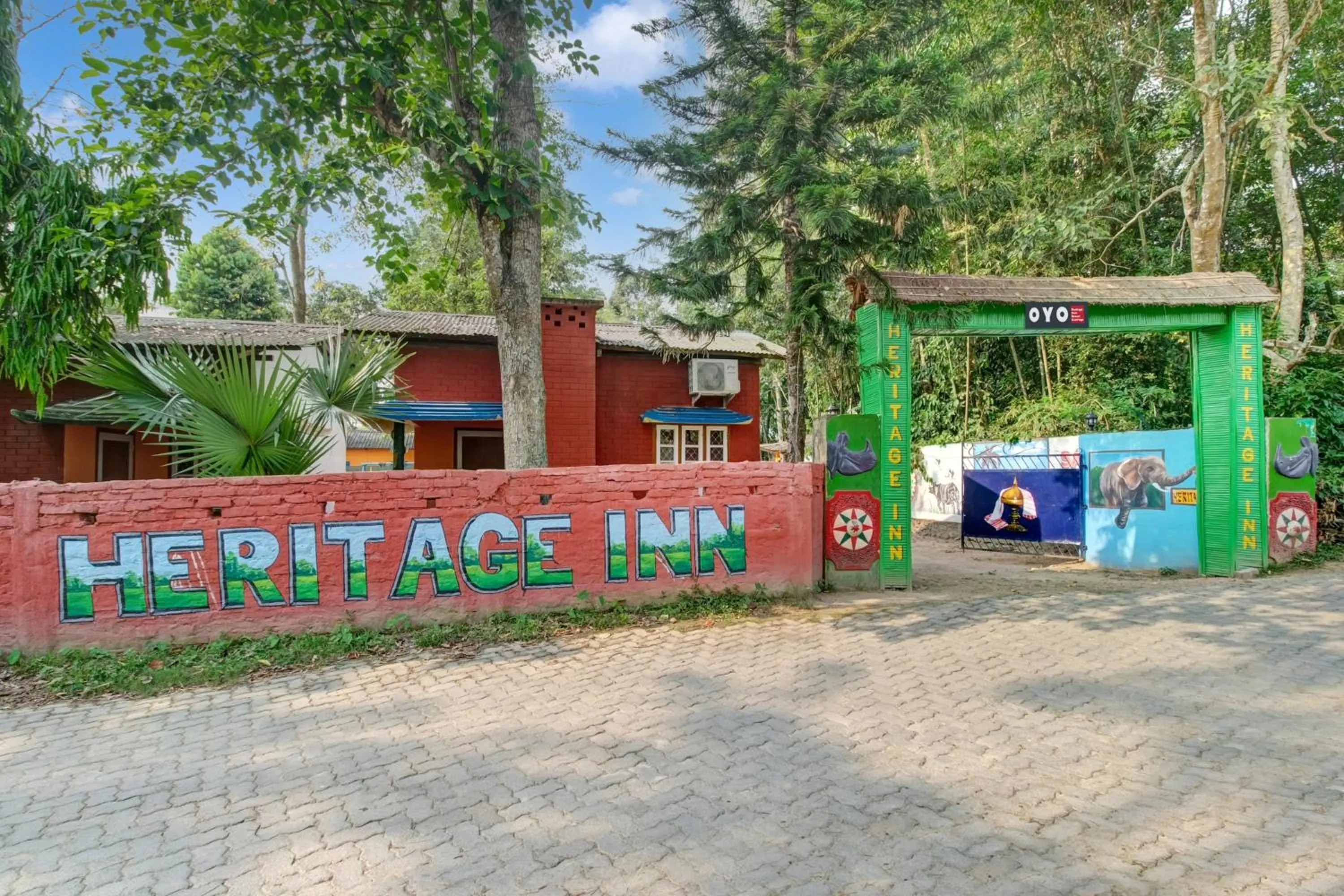 Facade/entrance in Hotel O Heritage Nest Resort Kazirnga