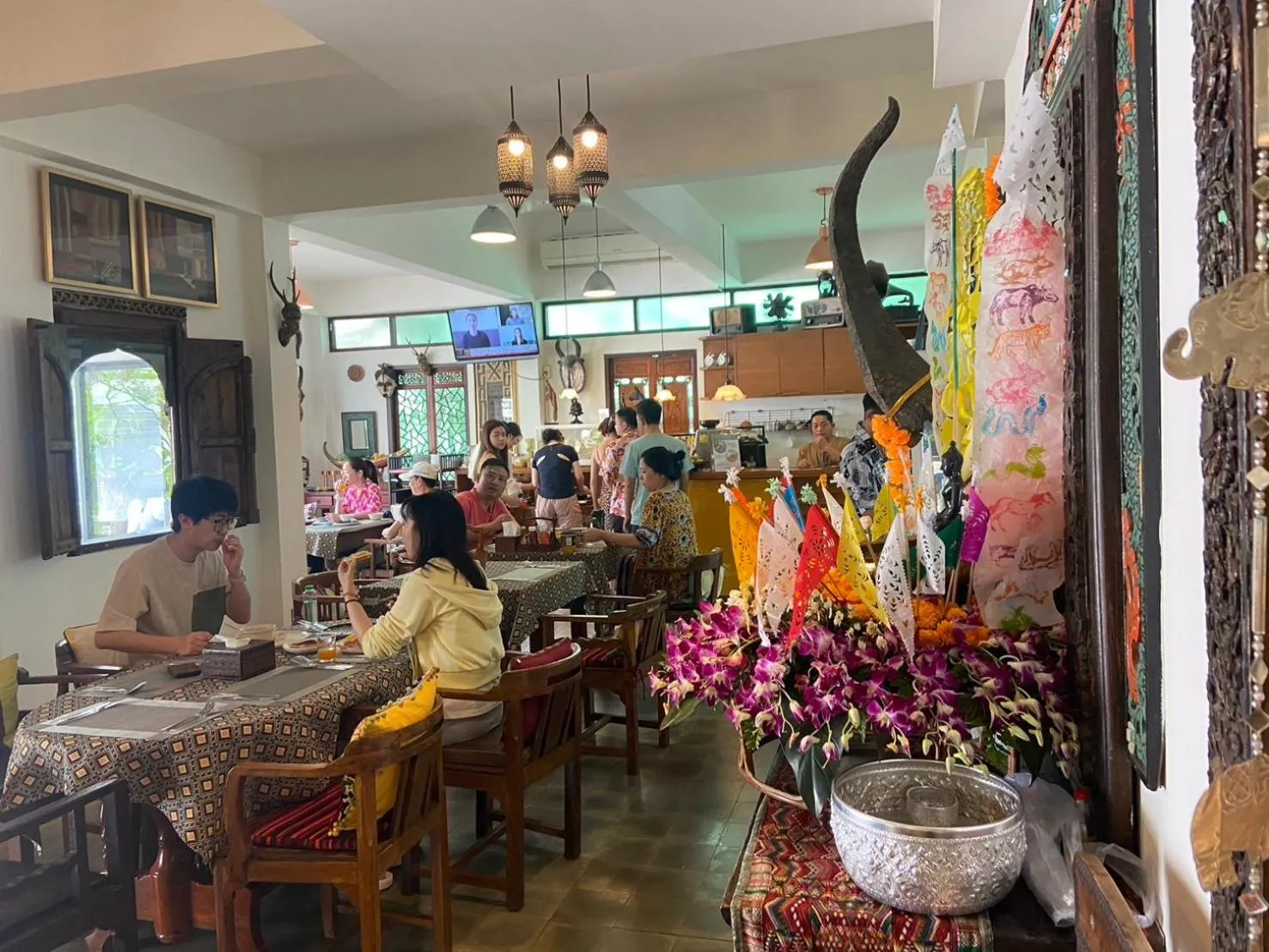 Breakfast in Baan Huenphen Boutique Hotel