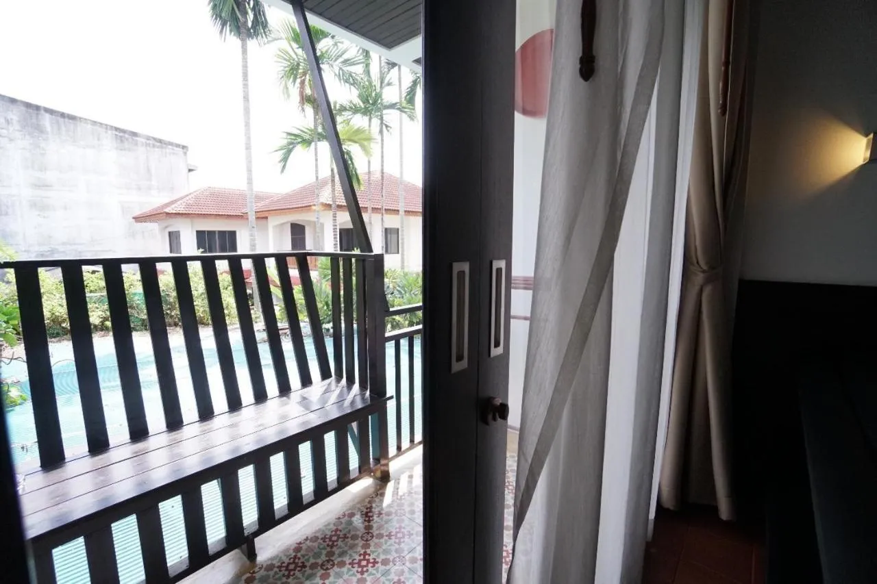 Balcony/Terrace in Baan Huenphen Boutique Hotel