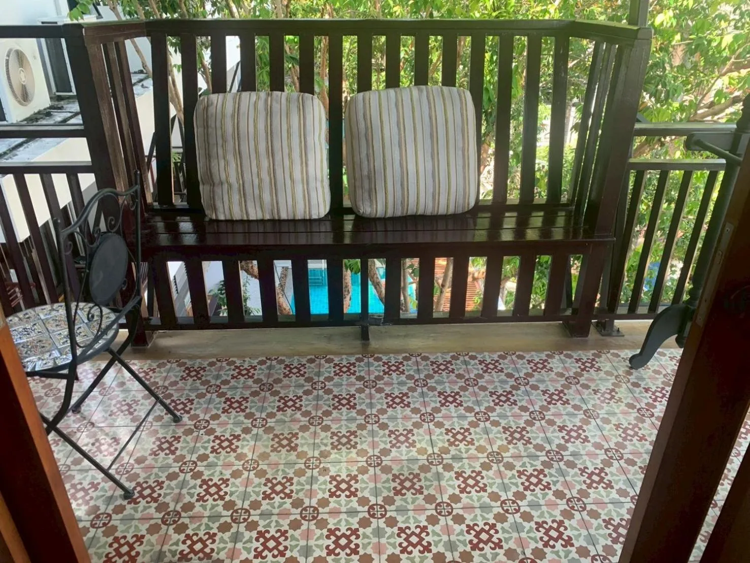 Balcony/Terrace, Bed in Baan Huenphen Boutique Hotel