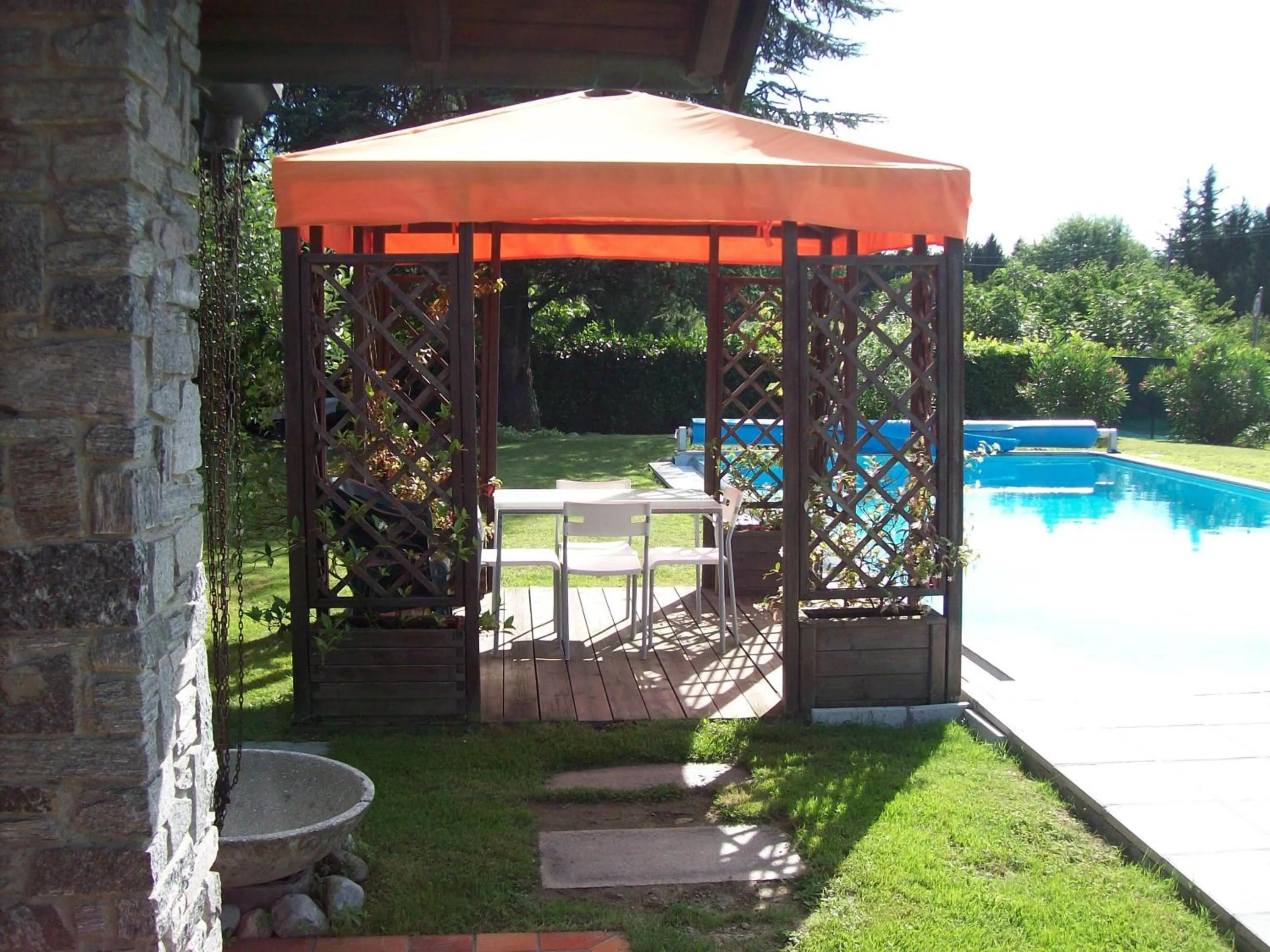 Patio in B&B Il Ciliegio