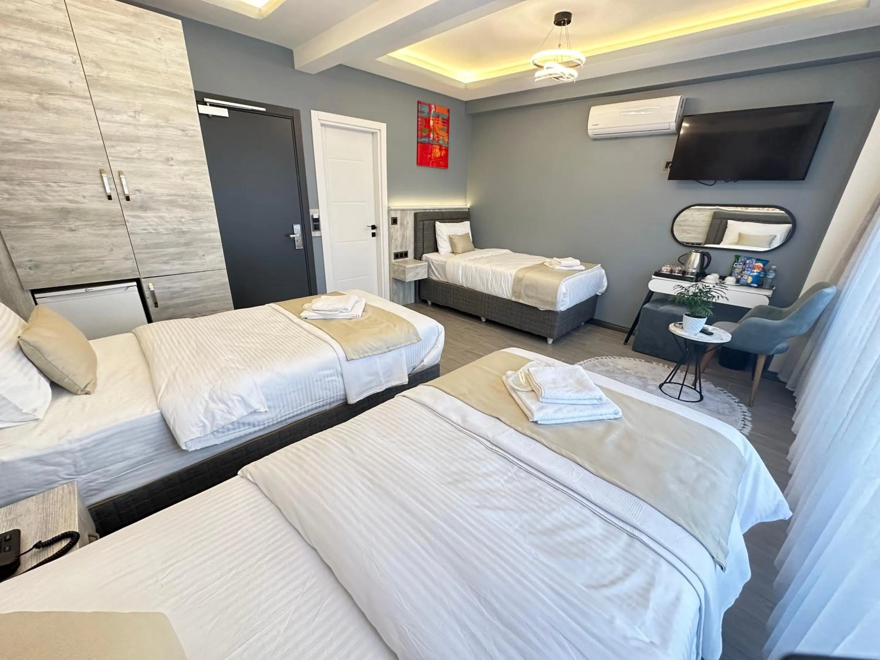 Bed in Blue Moonrise Hotel