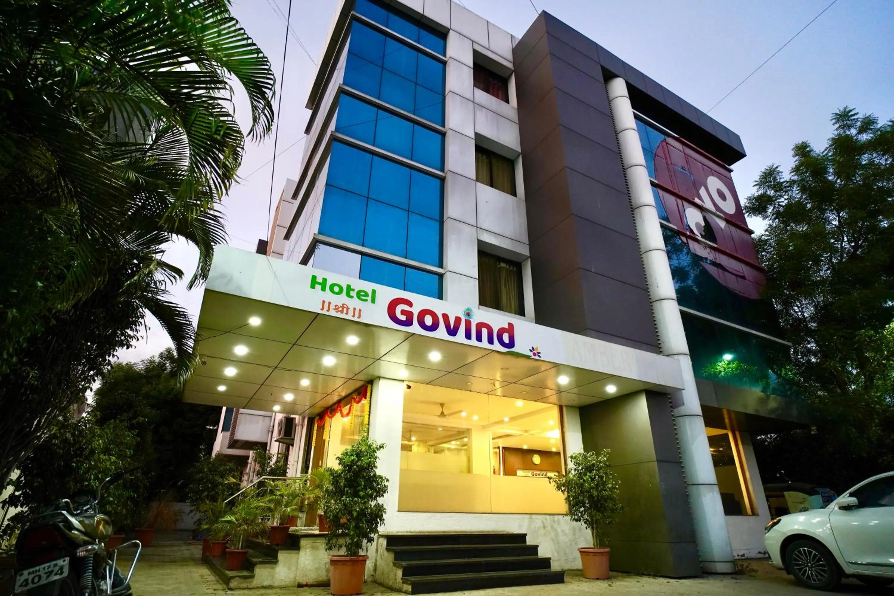 Facade/entrance in Hotel Shri Govind