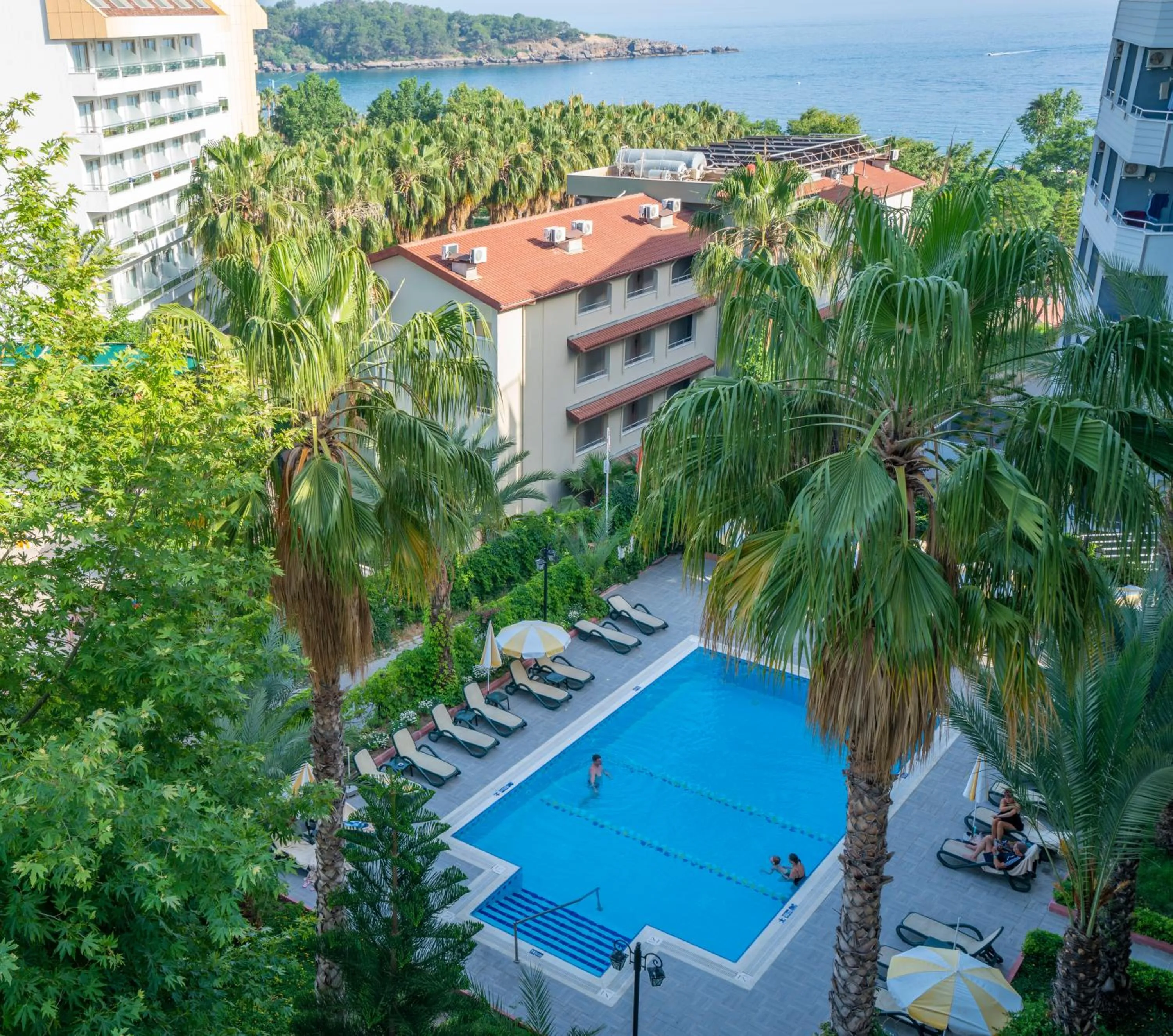 Pool view in Gardenia Beach Hotel