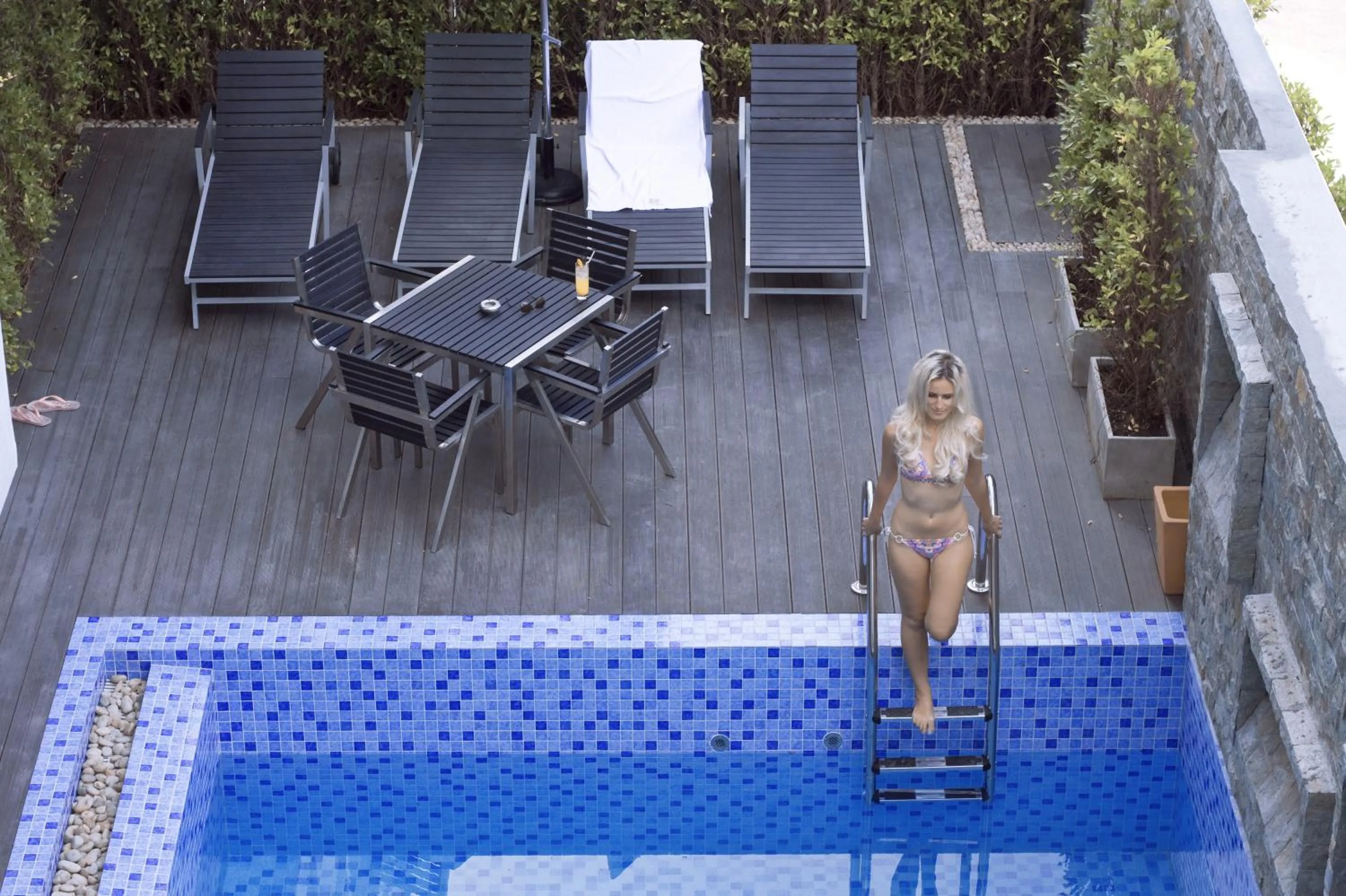 Swimming pool in Plumeria Maldives