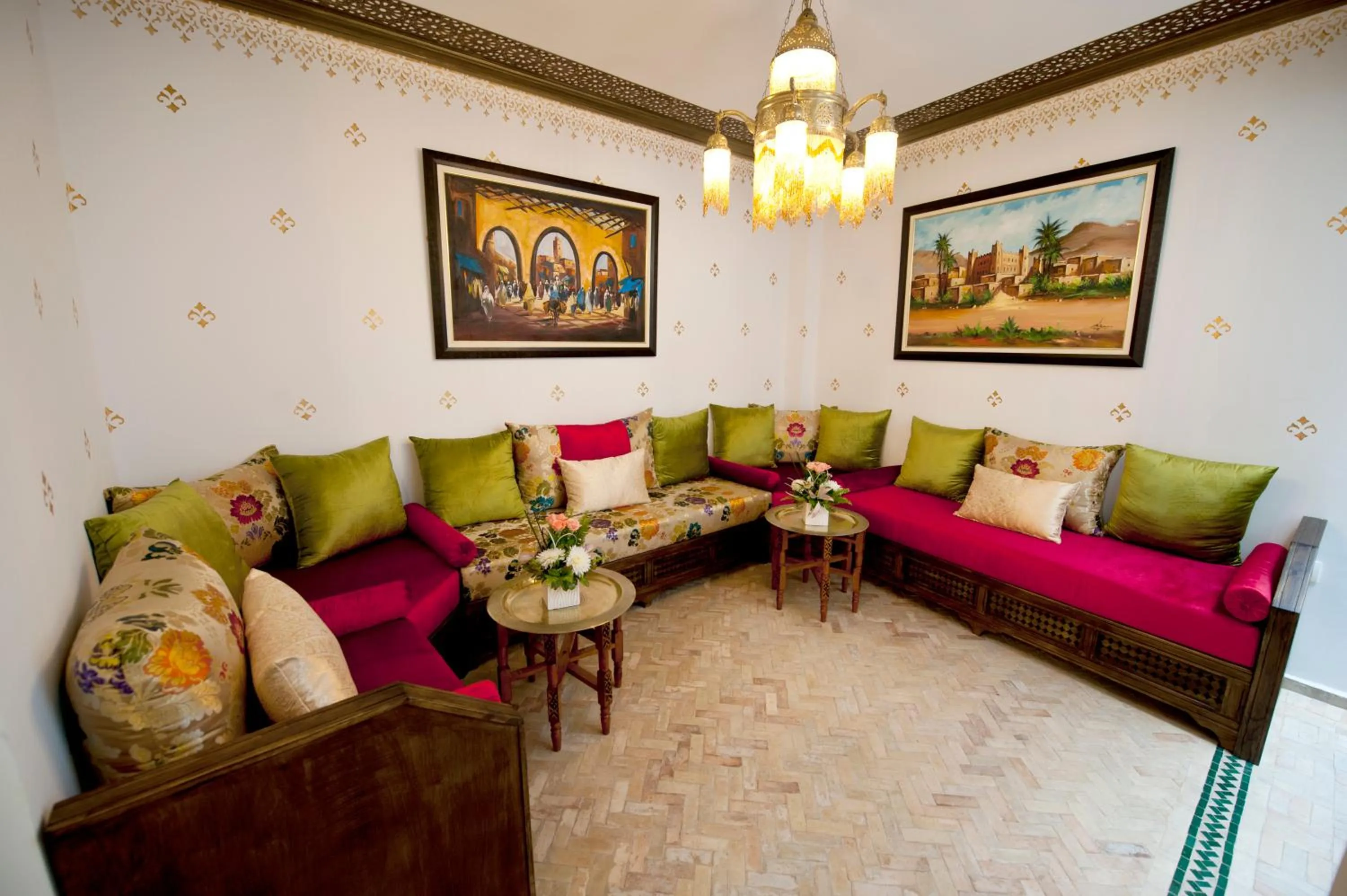Living room in Dar Yasmine