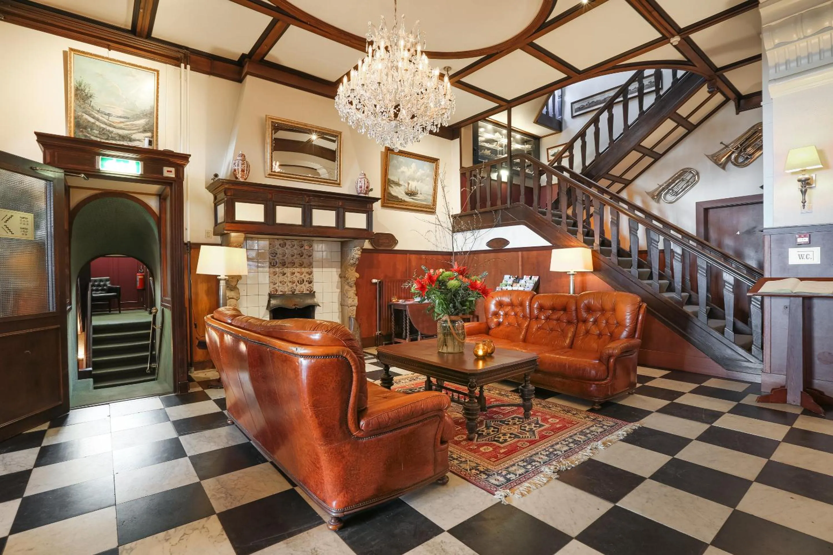 Lobby or reception in Strandhotel Scheveningen