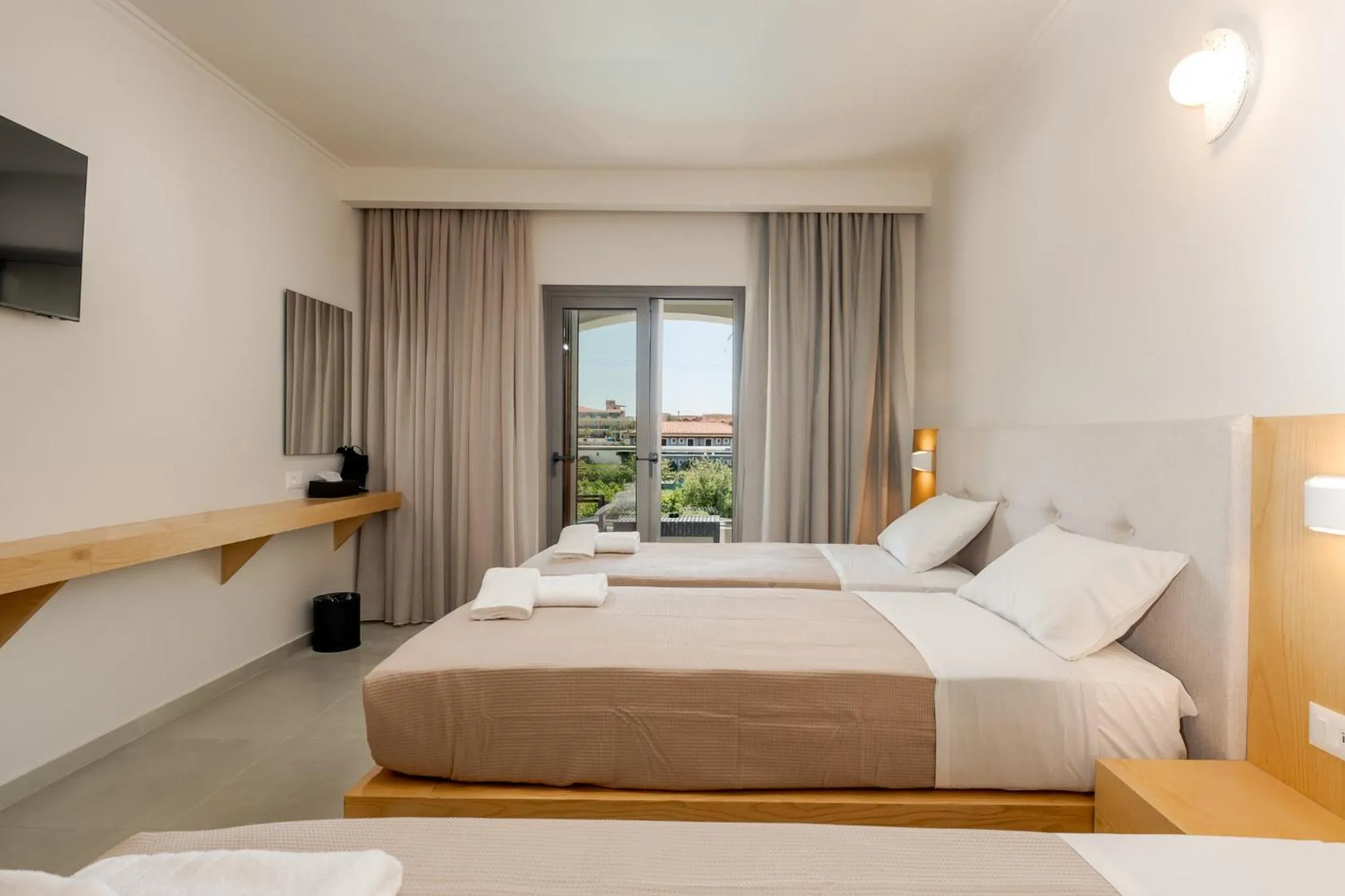 Bed in Zante Atlantis Hotel