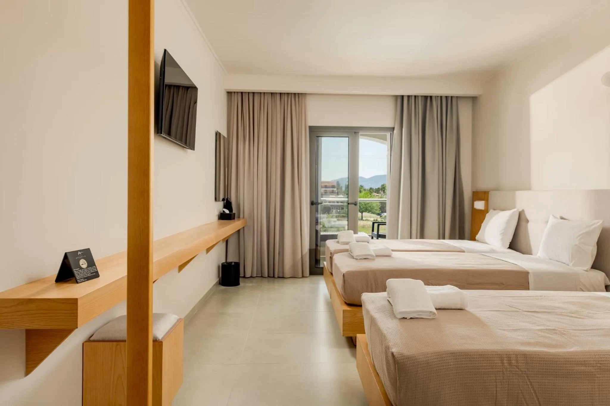 Bed in Zante Atlantis Hotel