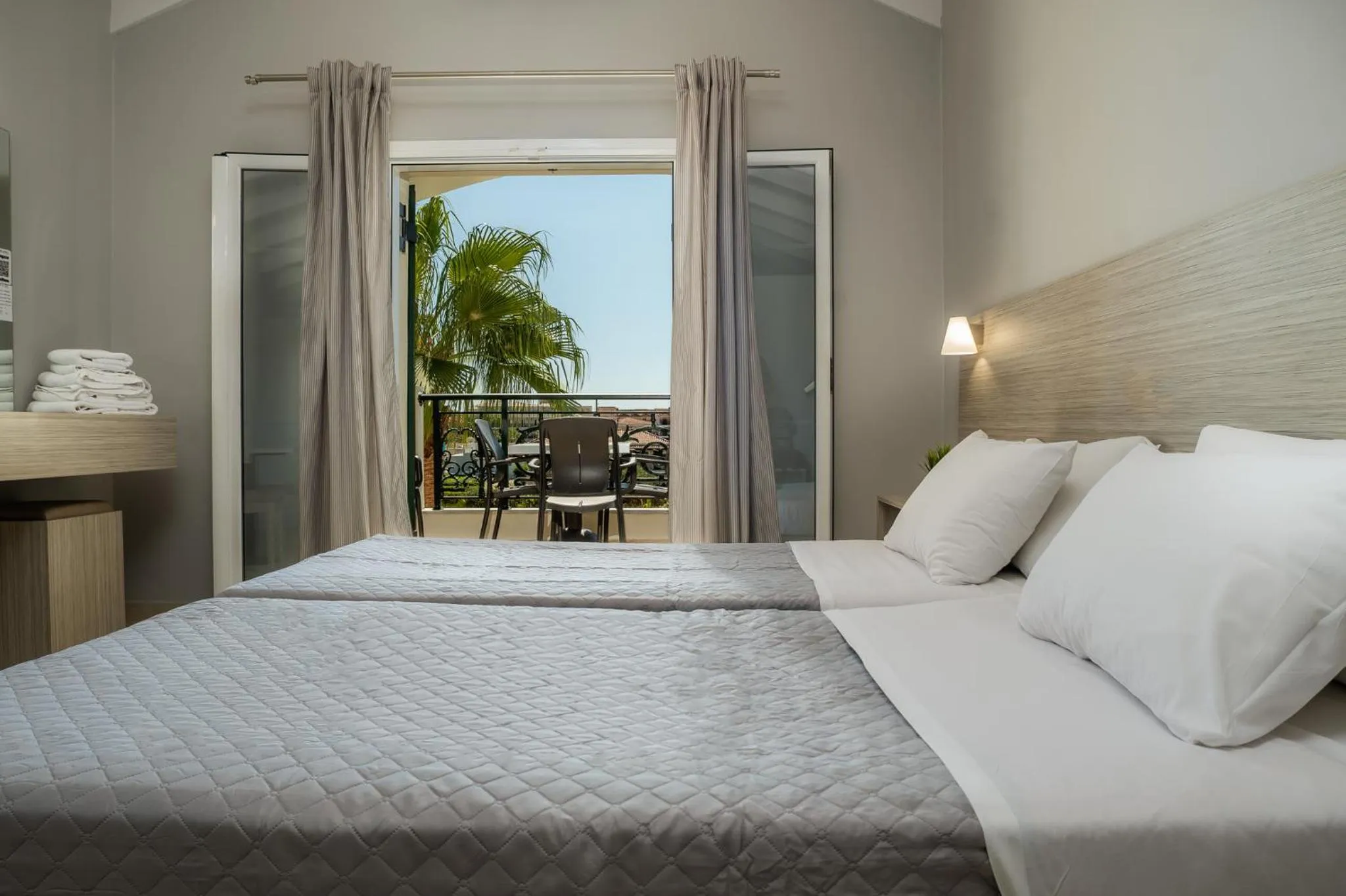 Bed in Zante Atlantis Hotel