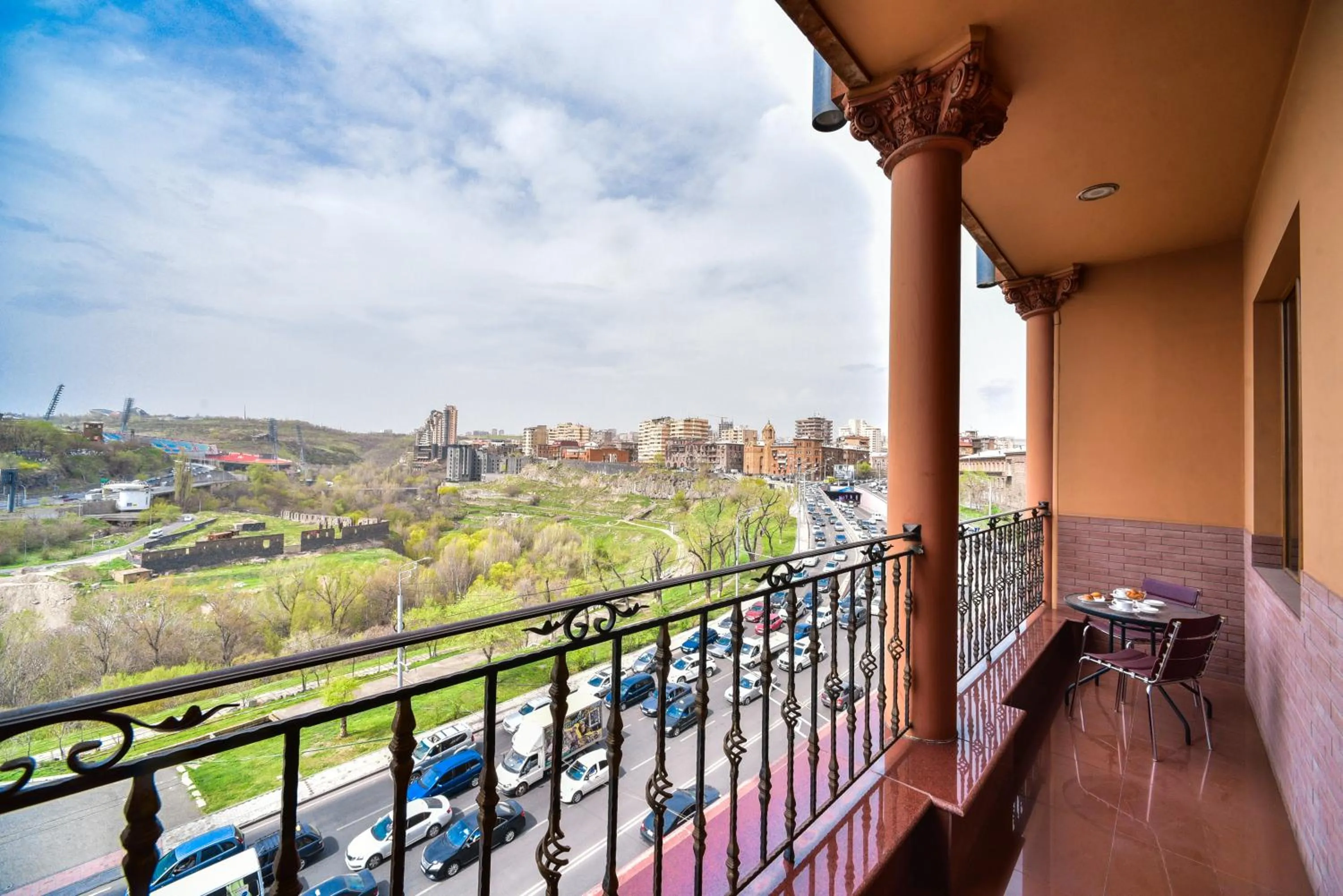 Balcony/Terrace in METROPOL HOTEL Yerevan