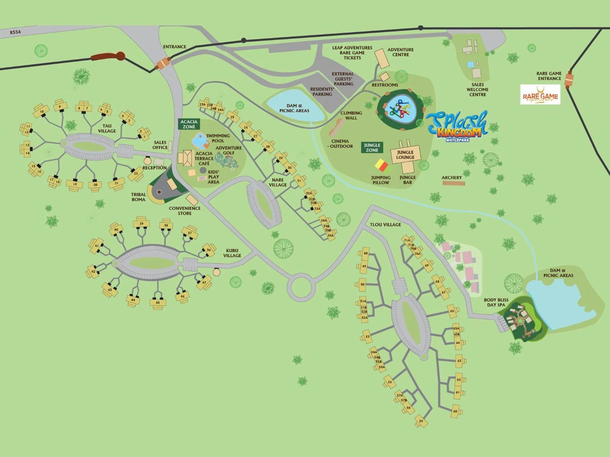 Bird's eye view in The Kingdom Resort