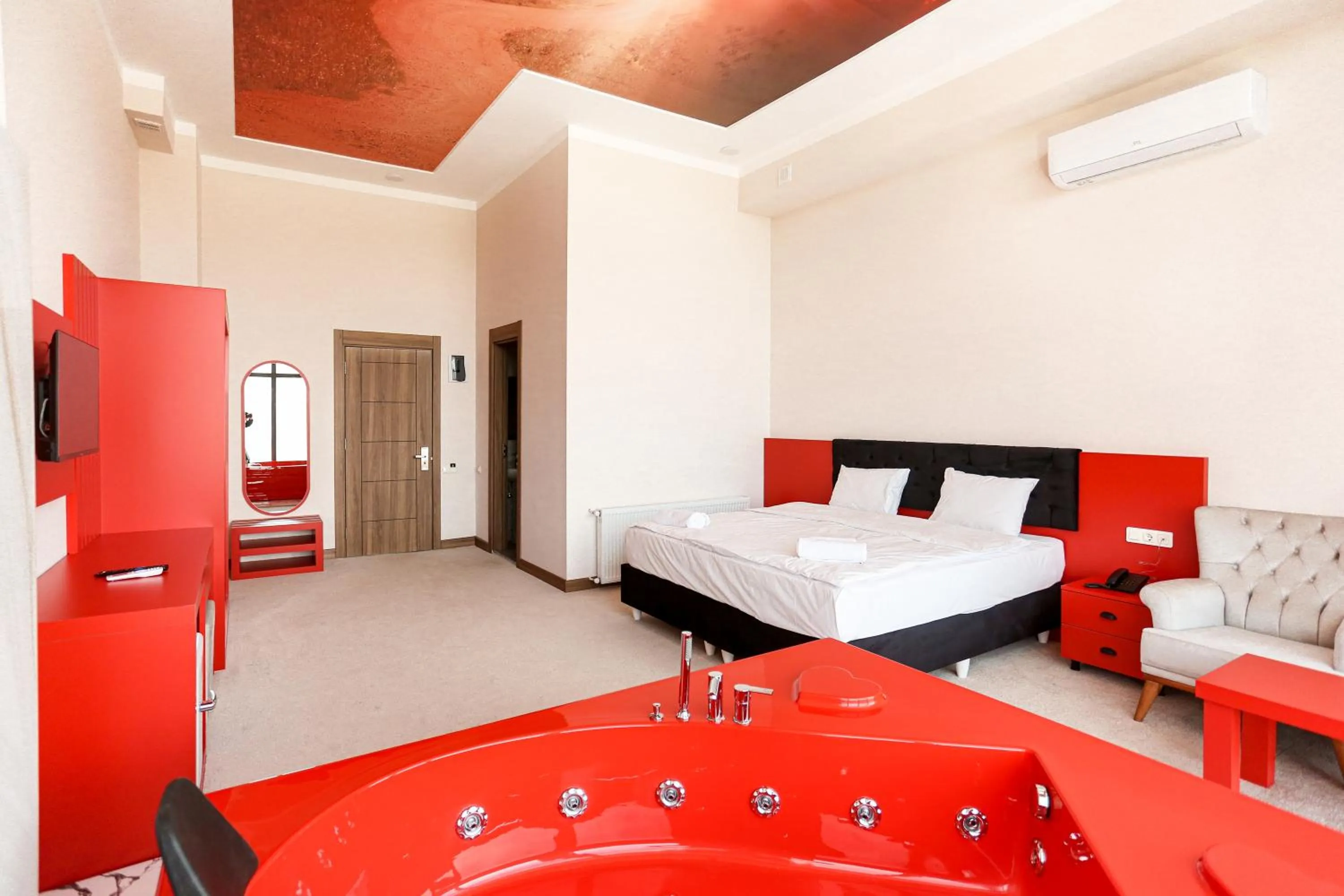 Bedroom, Bed in Chateau Milisi